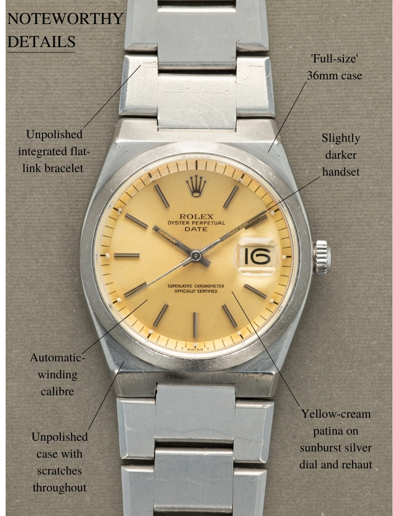 Rolex Oyster Perpetual Date Ref. 1530 - Patina Dial