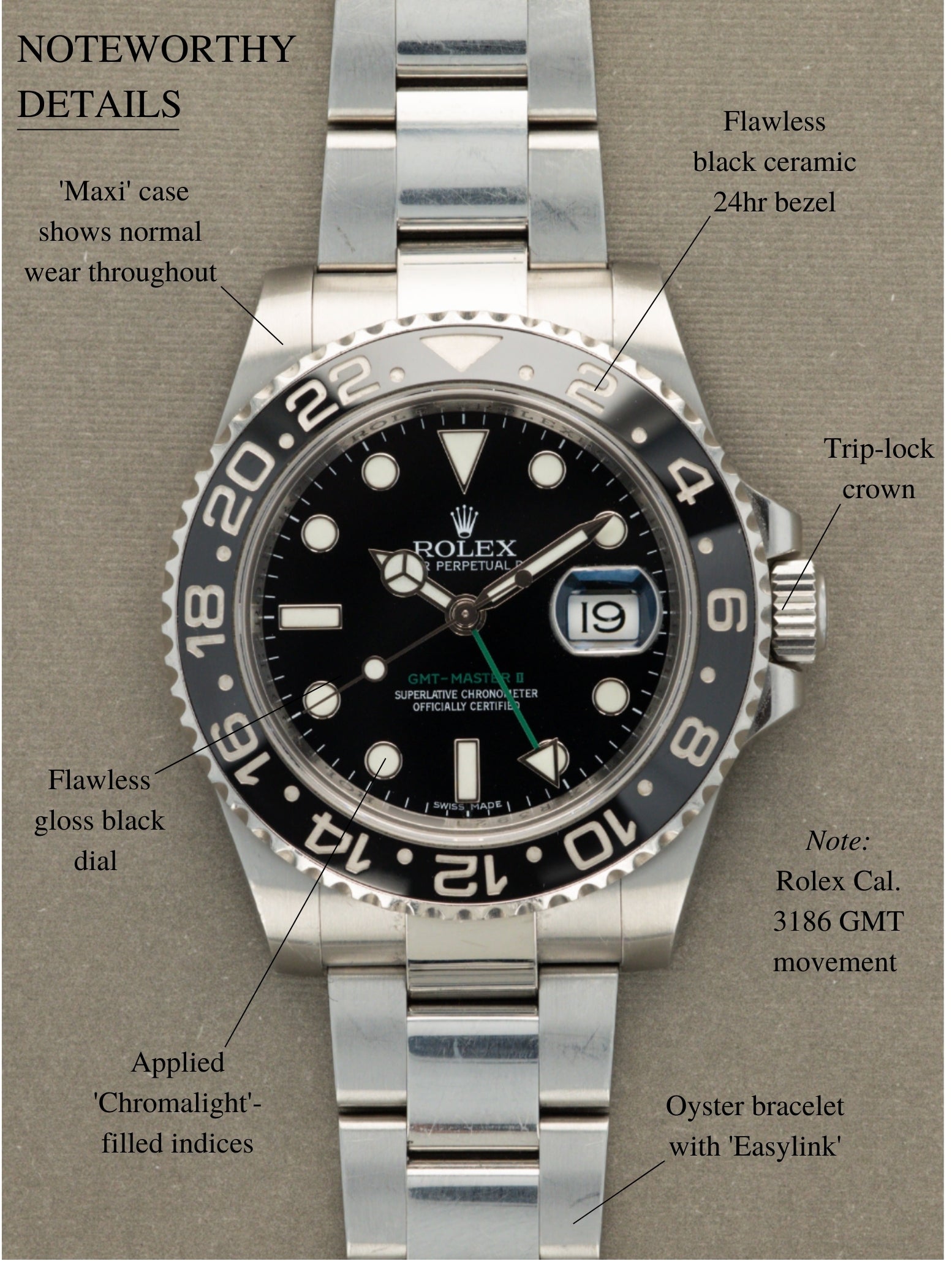 Rolex GMT-Master II Ref. 116710LN - 'Ceramic' w/ Box & Card