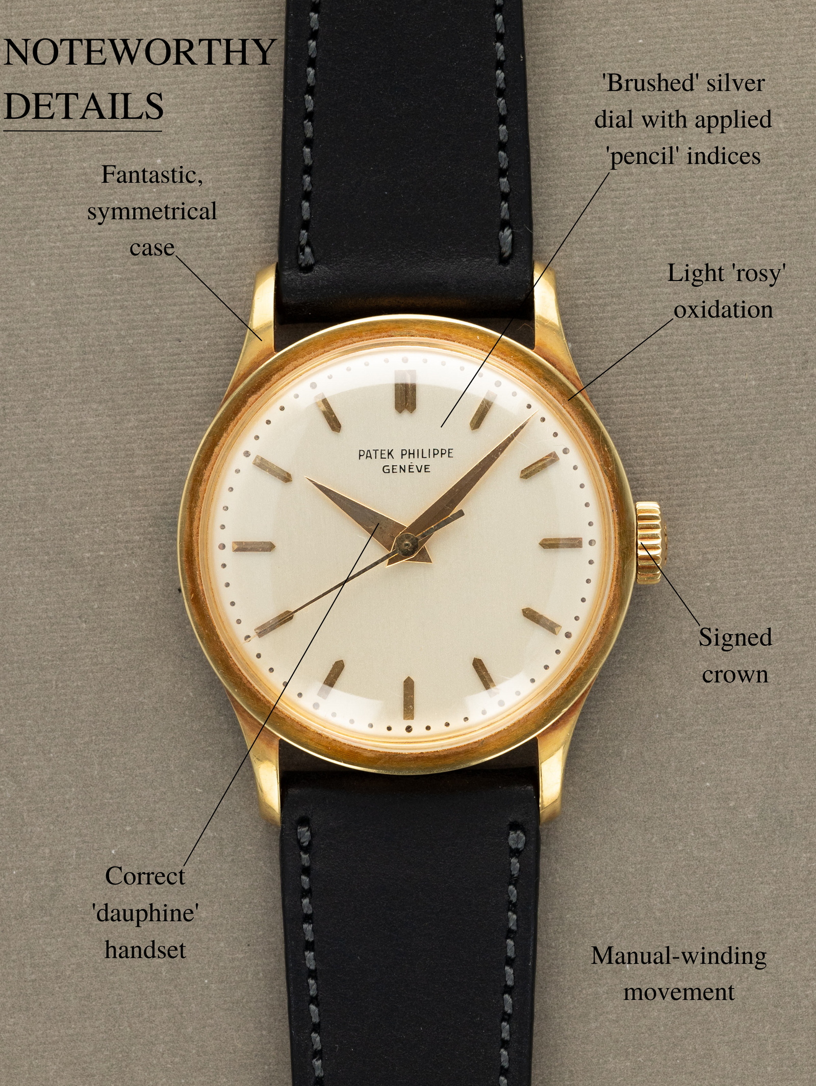 Patek Philippe Calatrava Ref. 570 - w/ Extract