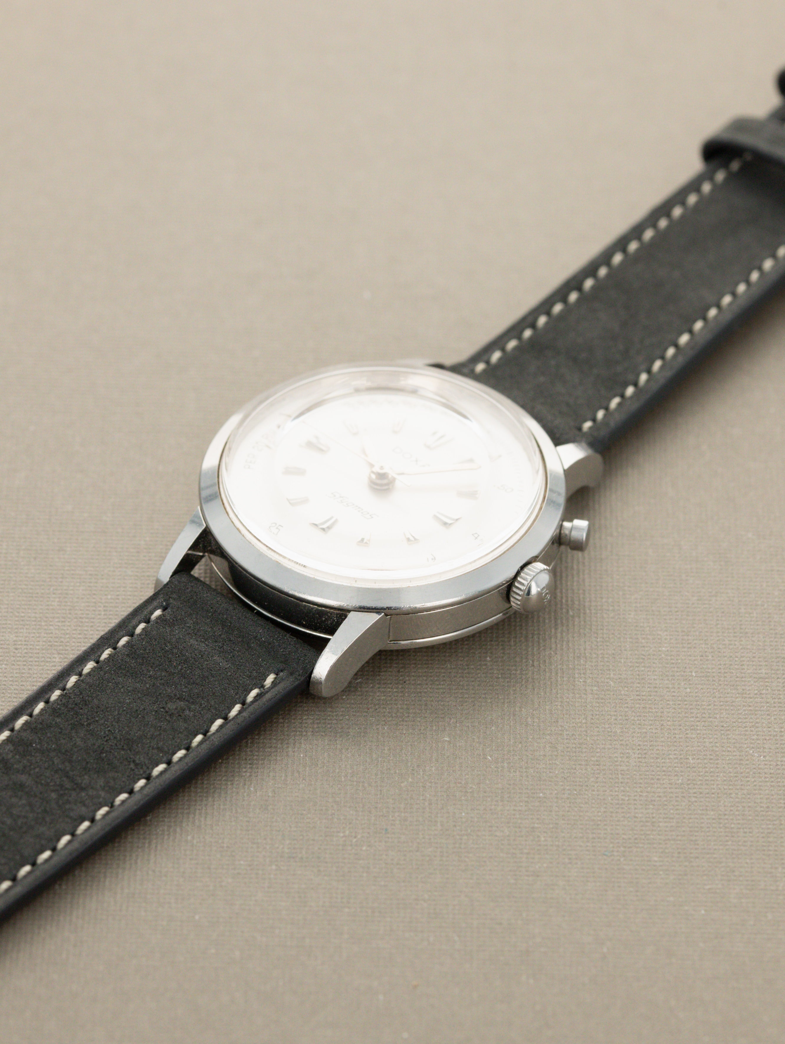 DOXA Sfygmos Ref. 7003-4 - Silver 'Pulsations' Dial Unpolished