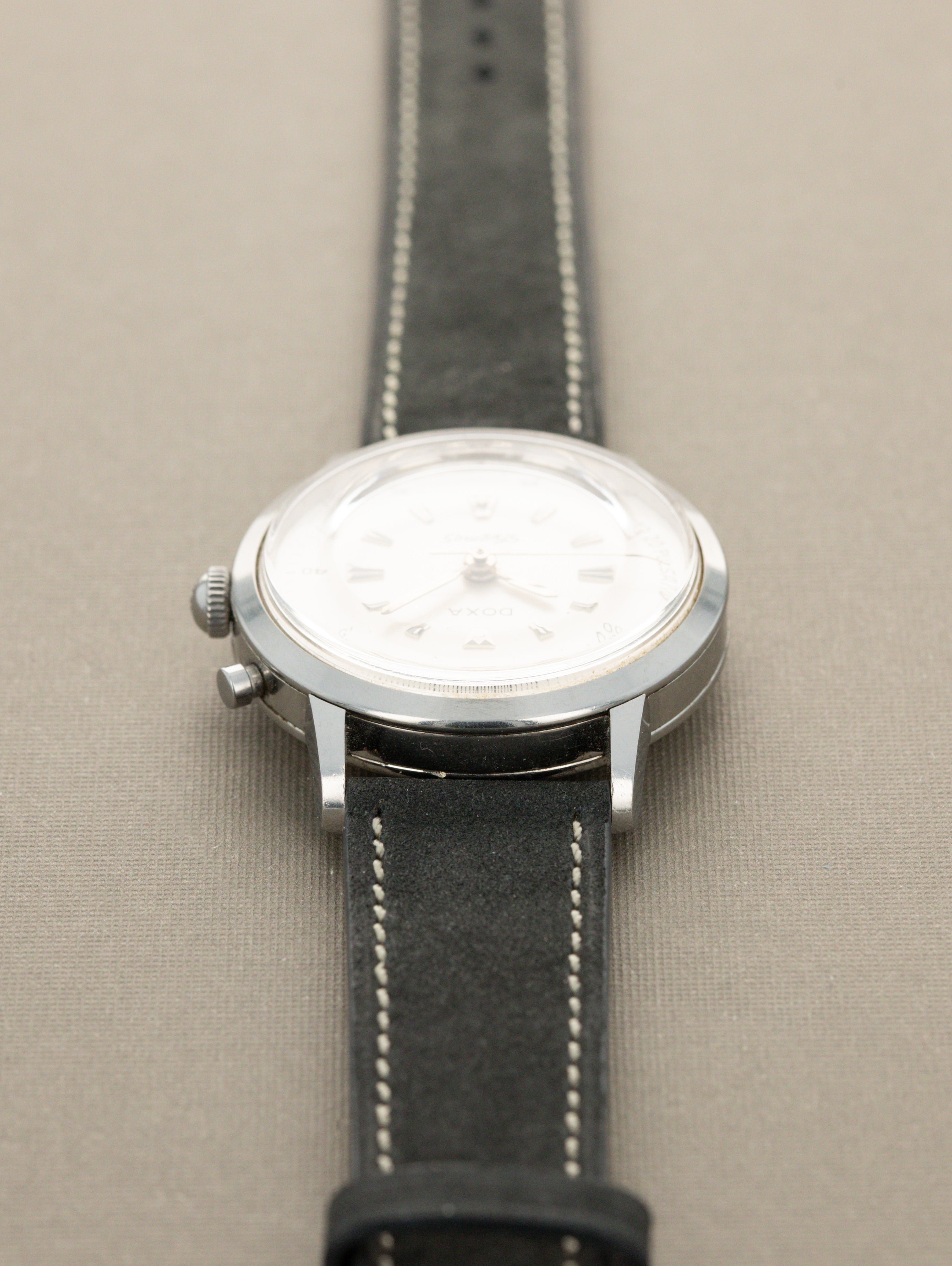 DOXA Sfygmos Ref. 7003-4 - Silver 'Pulsations' Dial Unpolished