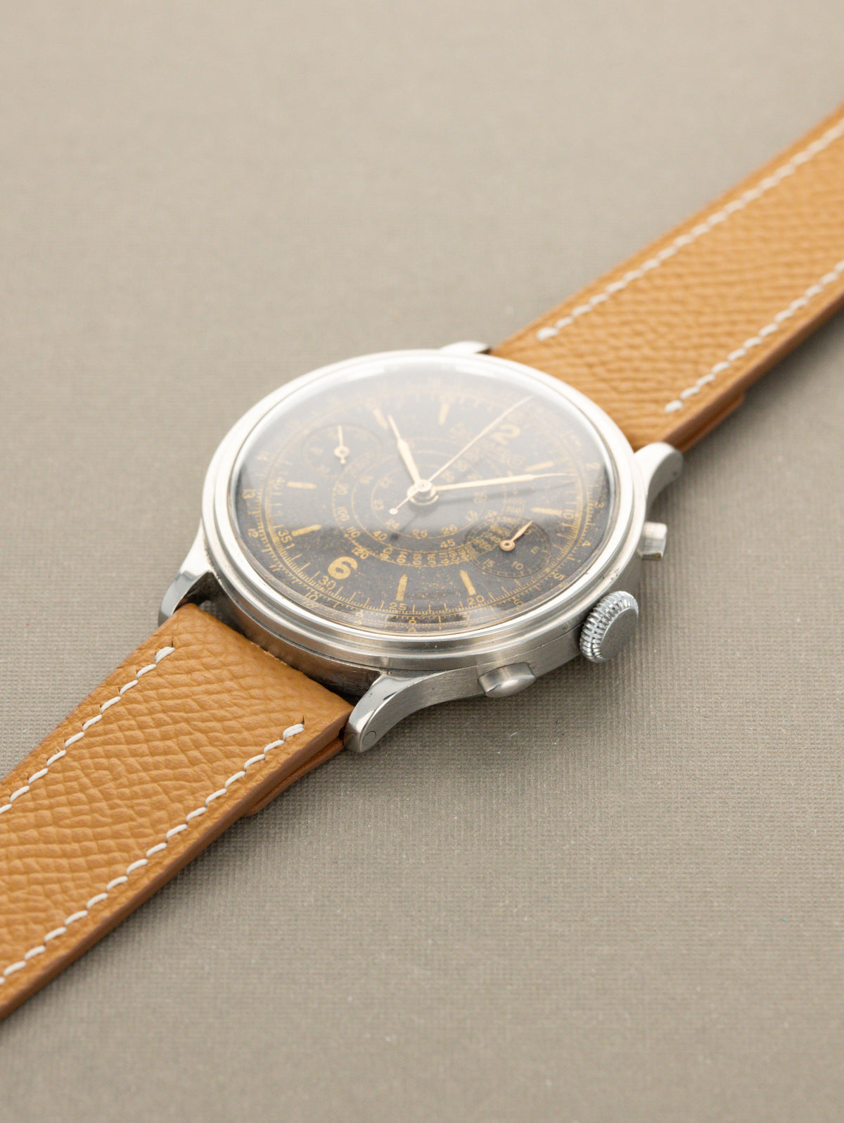 Eberhard and Co. Pre Extra-Fort - Black Patina 'Snail' Dial