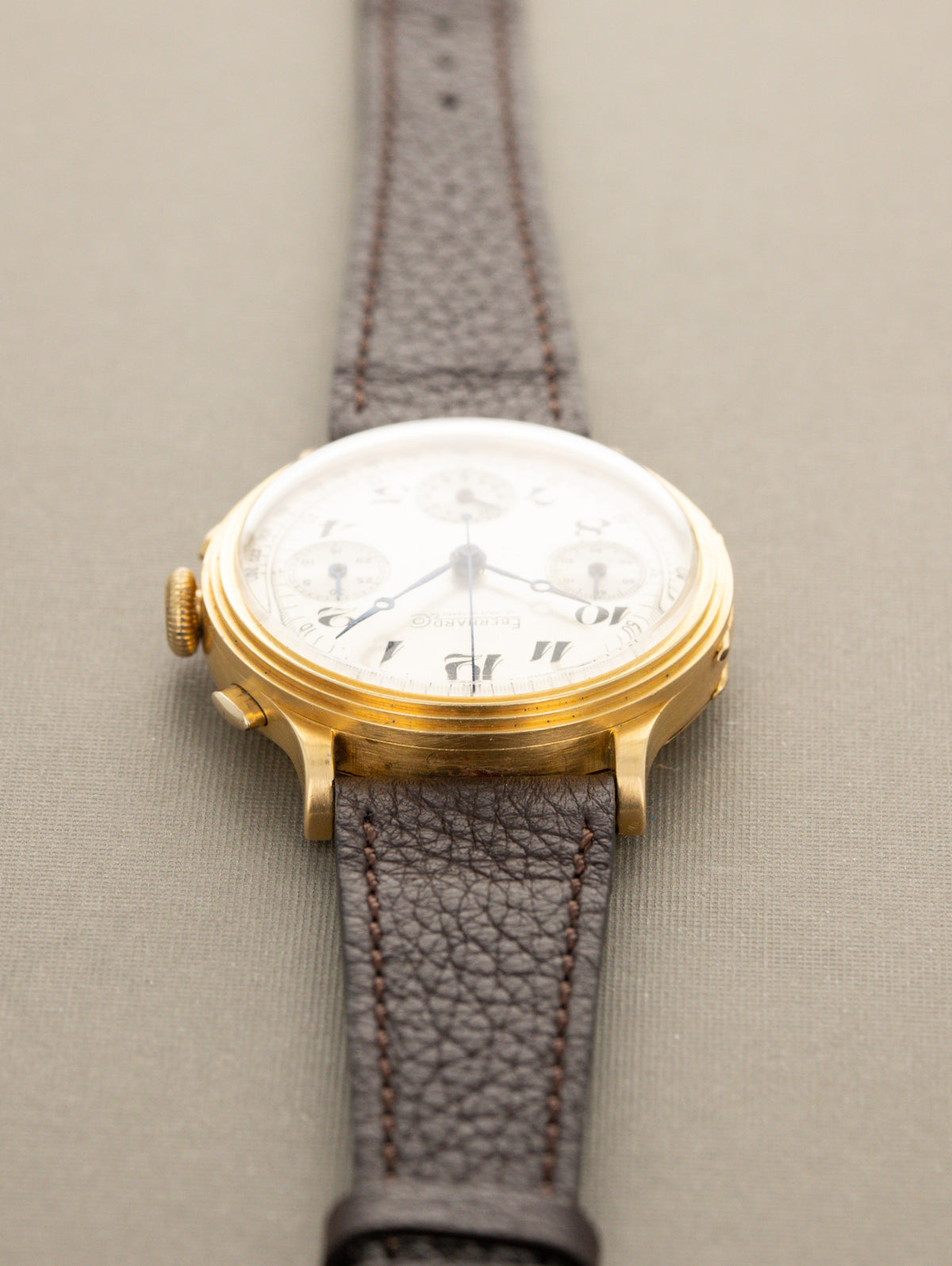 Eberhard and Co. Pre Extra-Fort - Brushed Silver 'Breguet' Dial