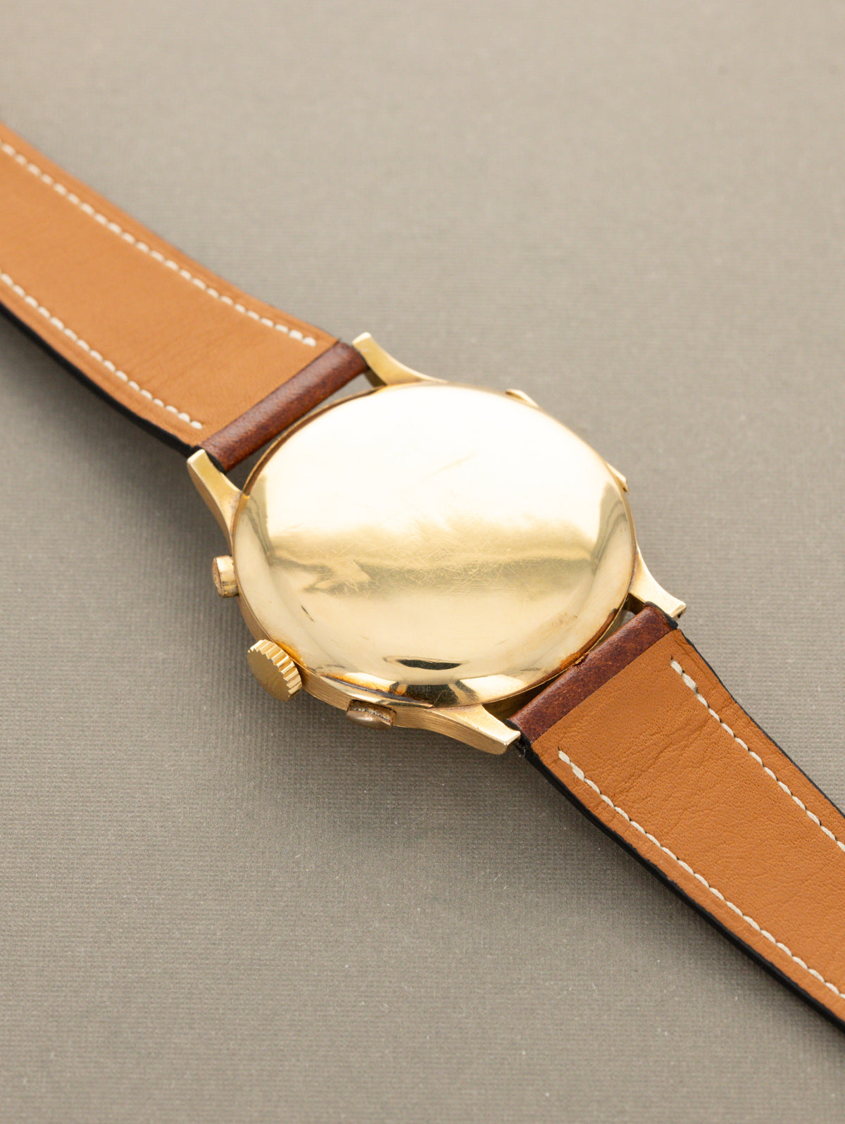 Eberhard and Co. Pre Extra-Fort - Satin Silver 'Snail' Dial c. 1940