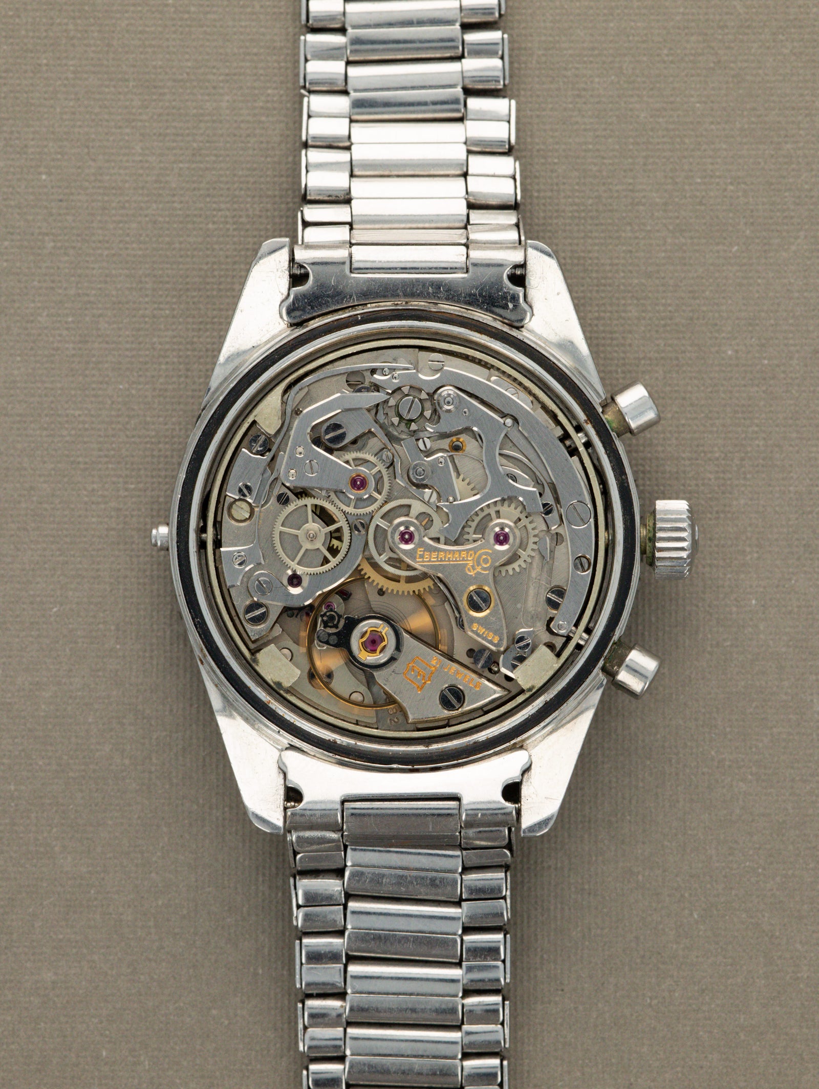 Eberhard and Co. Contograf Ref. 14901 - Black Tritium Dial W/ Papers