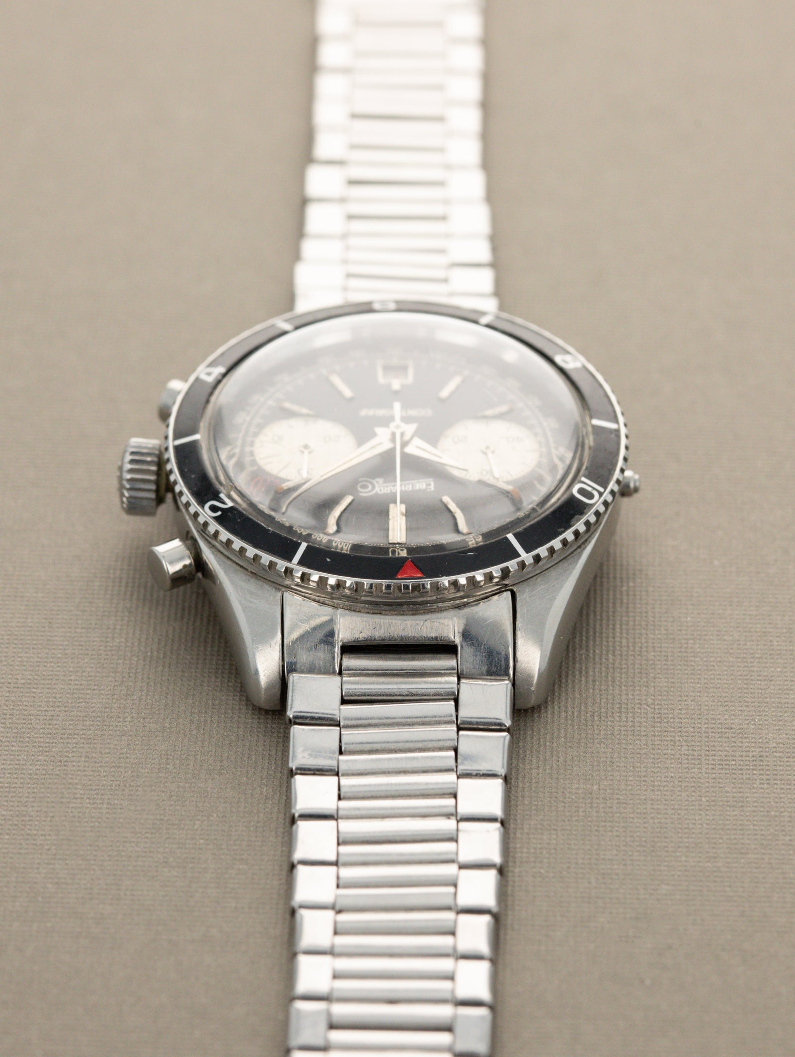 Eberhard and Co. Contograf Ref. 14901 - Black Tritium Dial W/ Papers