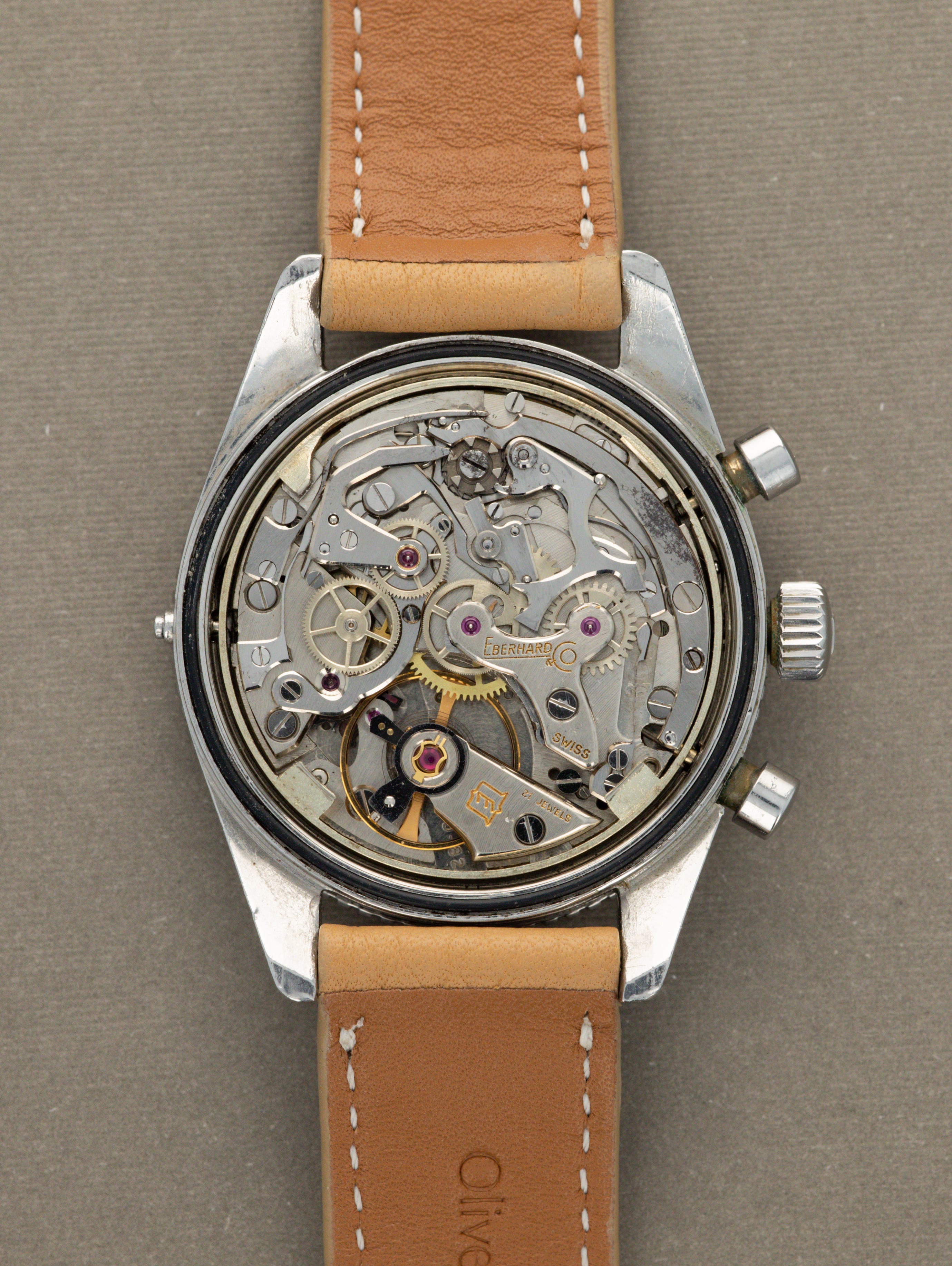 Eberhard and Co. Contograf Chronograph Ref. 14901 - 'Caramel' Tropical Dial