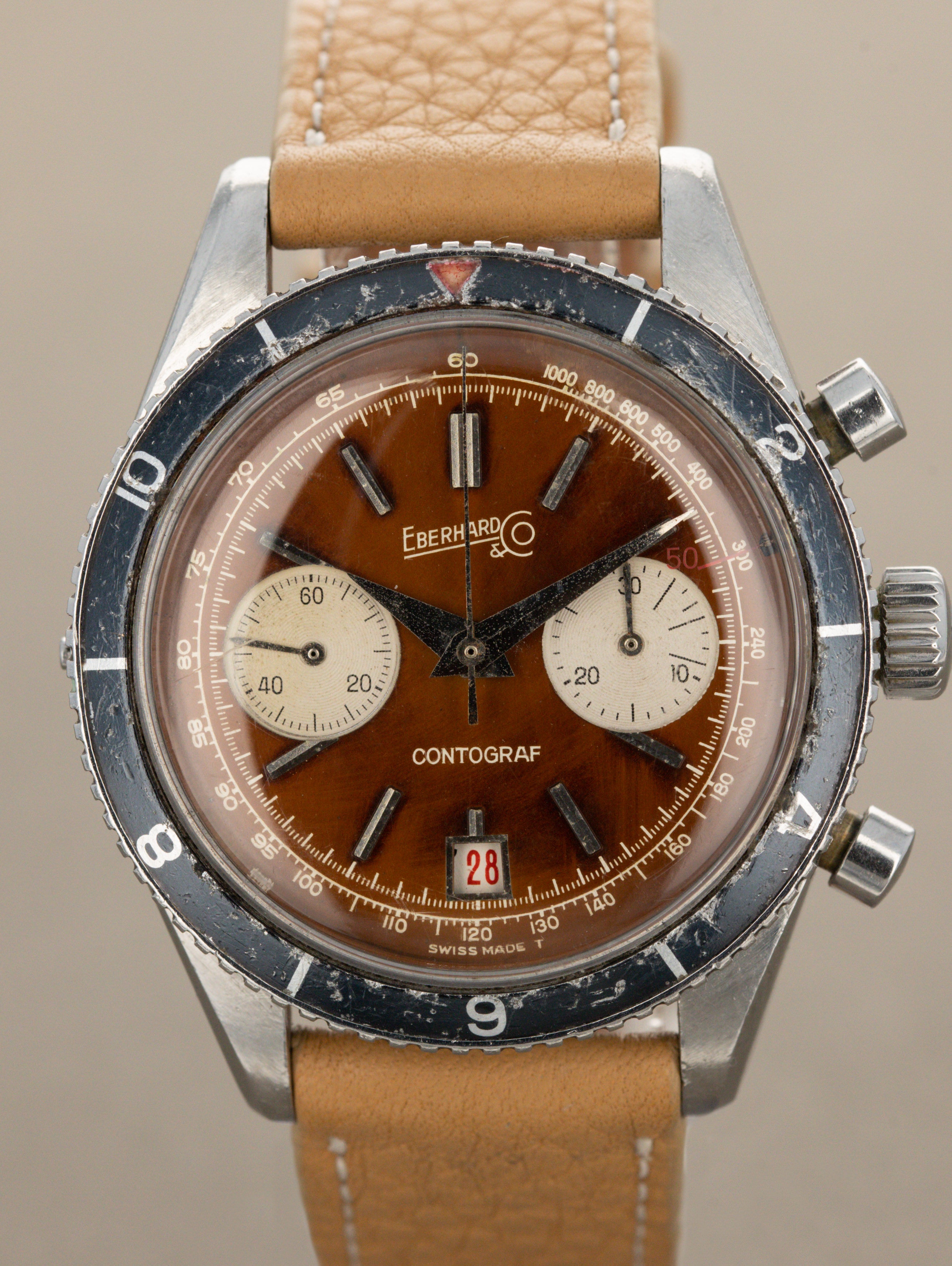 Eberhard and Co. Contograf Chronograph Ref. 14901 - 'Caramel' Tropical Dial