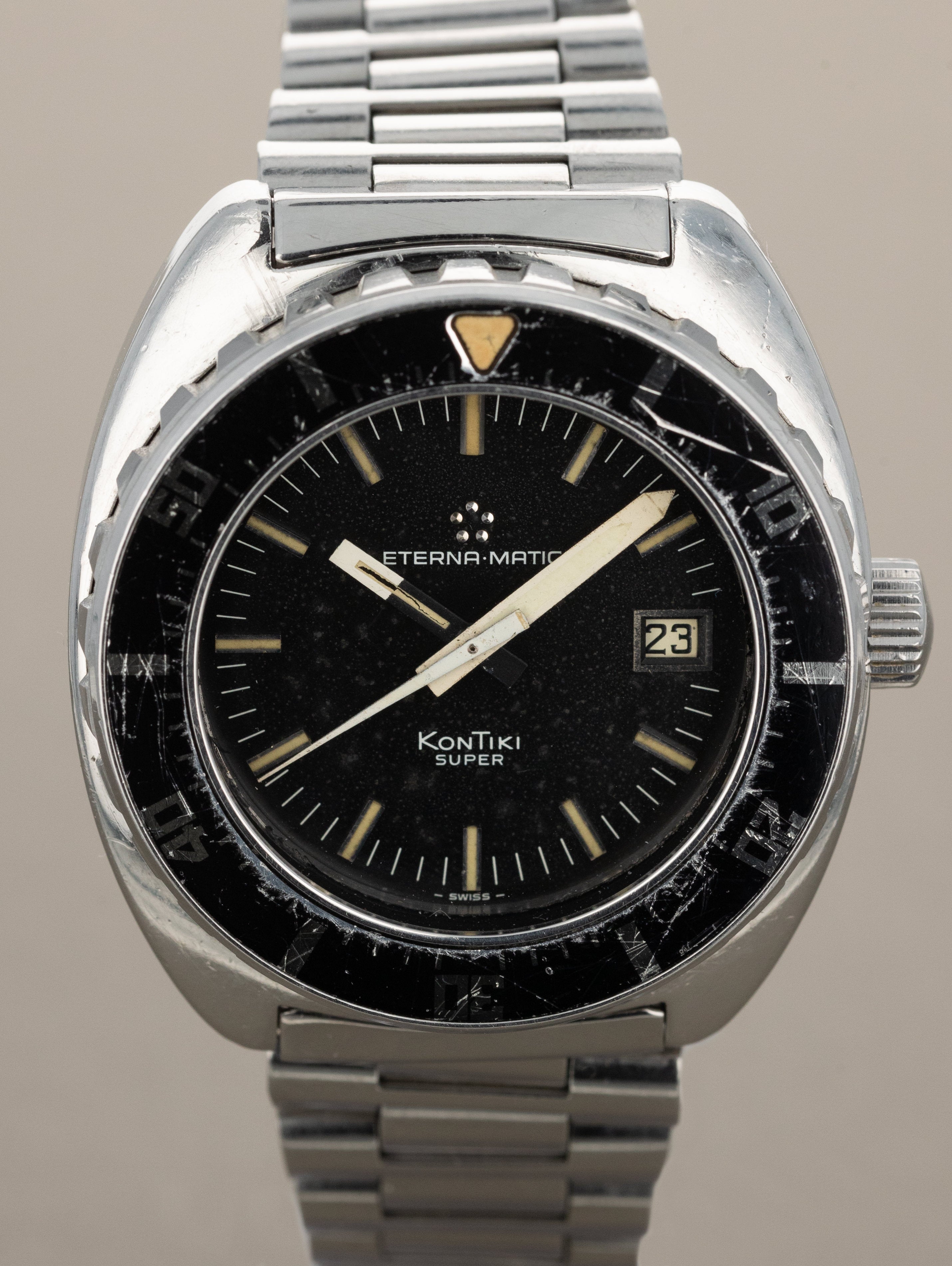Eterna Super KonTiki Ref. 1000 8943 - Patina Dial 'IDF'-Issued