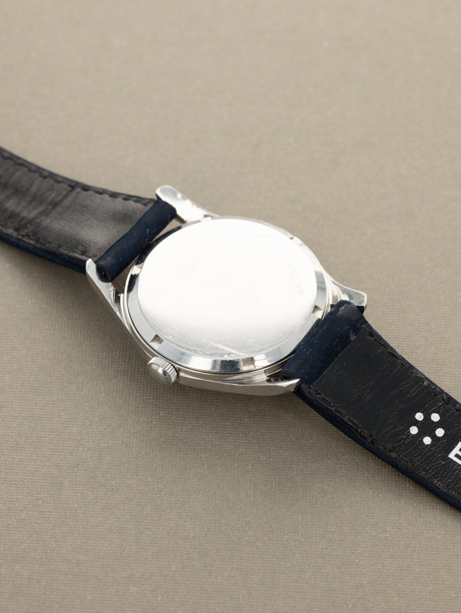 Eterna KonTiki Ref. 130T - Sunburst Silver 'Domed' Dial Unpolished W/ Box
