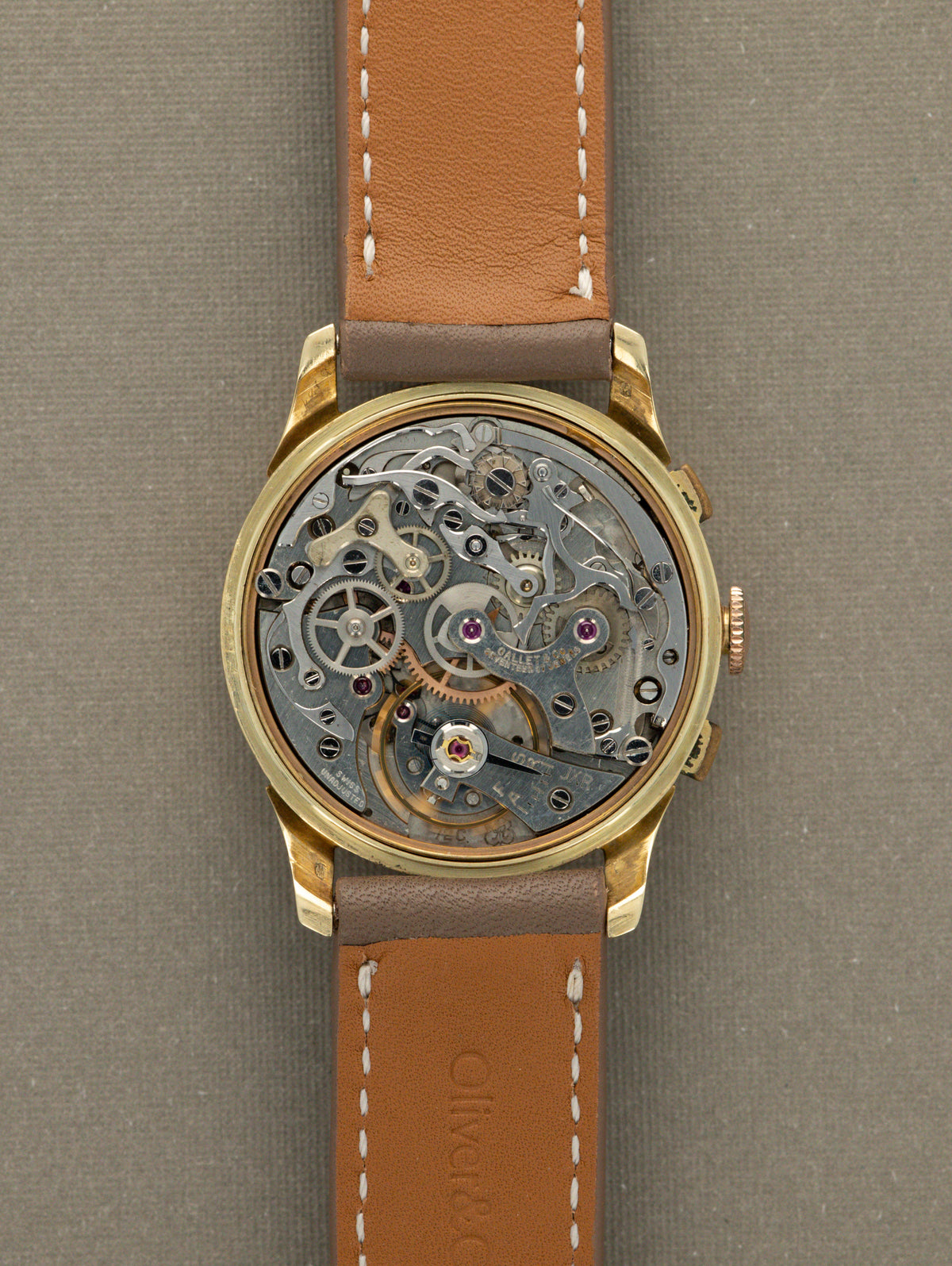 Gallet MultiChron Triple Calendar Chronograph - Silver Dial