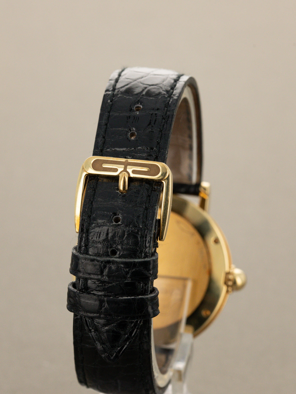 Gérald Genta BiRetro Jump Hour Ref. G.3734 - 'White 'Guilloche' MOP Dial Unpolished w/ Booklet