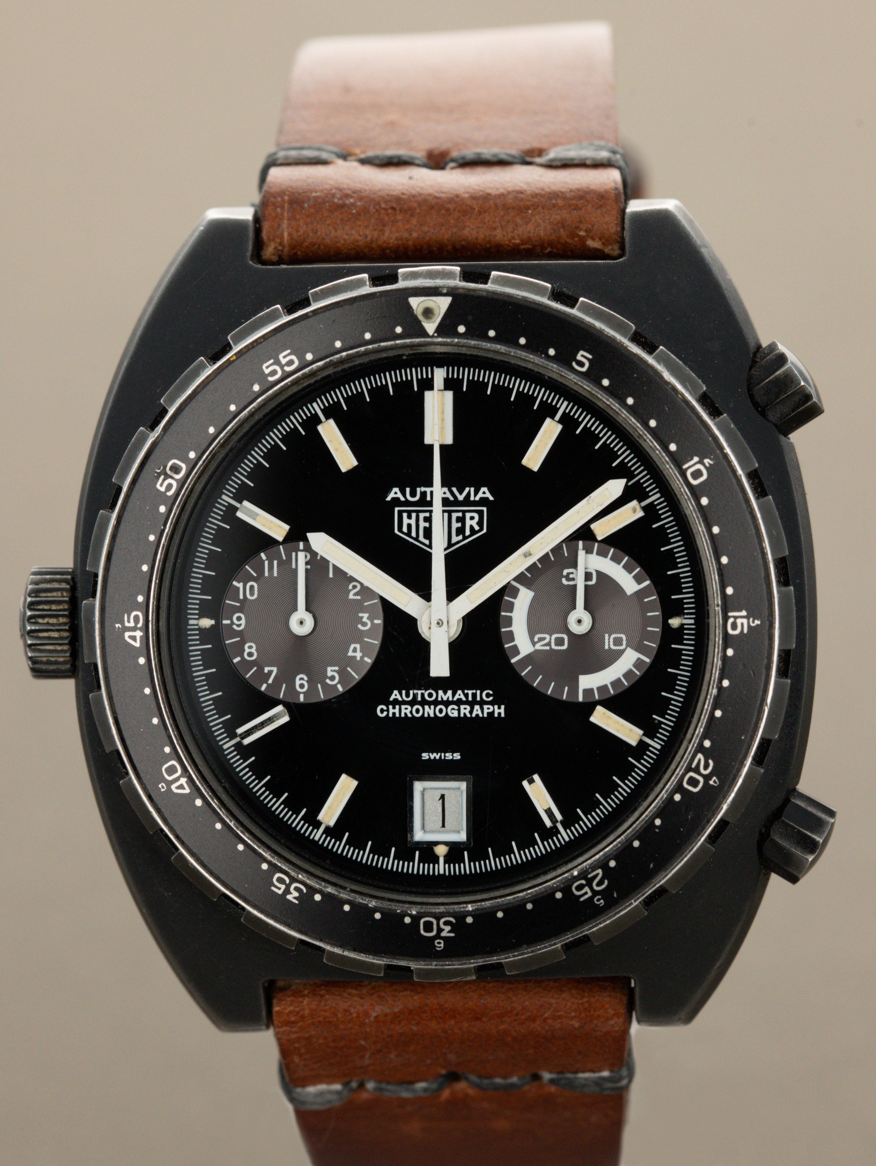Heuer Autavia Ref. 113.603 - Black PVD 'IDF' Issued