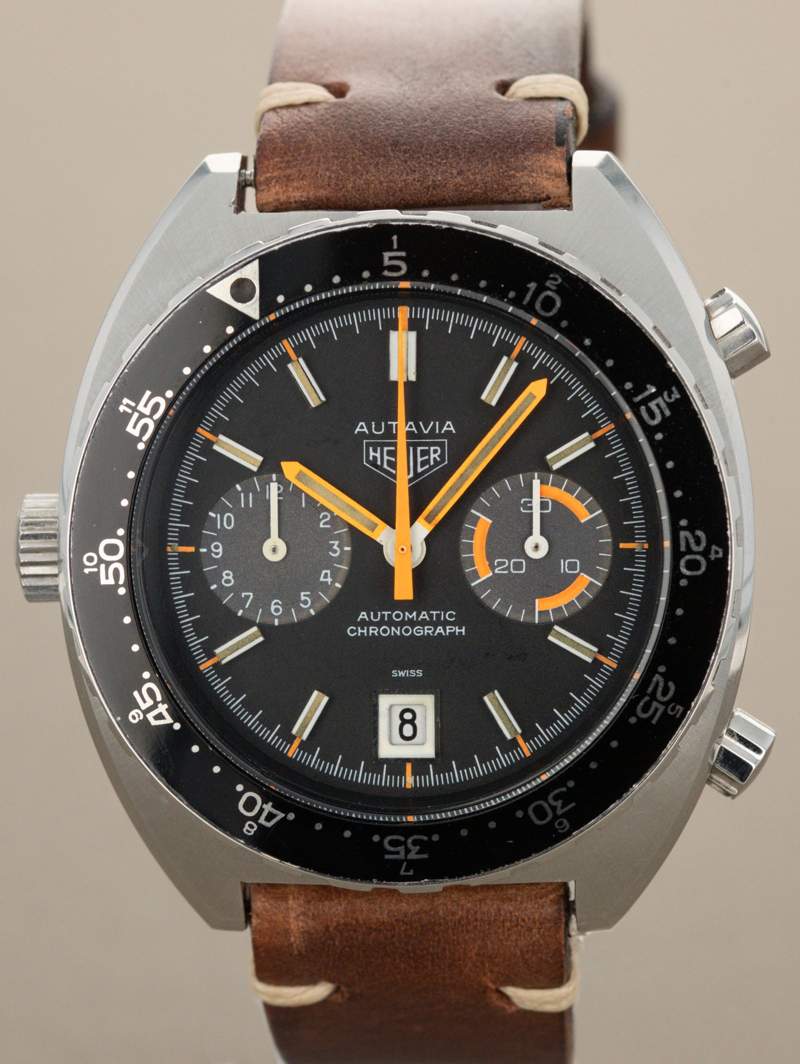 Heuer Autavia Ref. 11630MH - 'Orange Boy' Unpolished