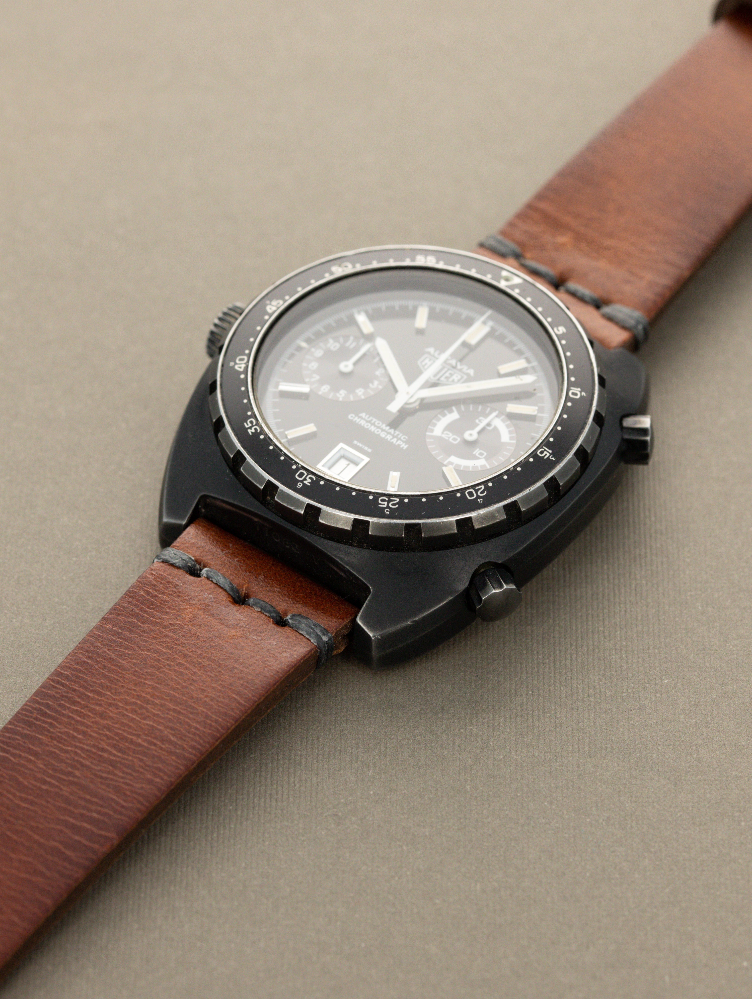 Heuer Autavia Ref. 113.603 - Black PVD 'IDF' Issued