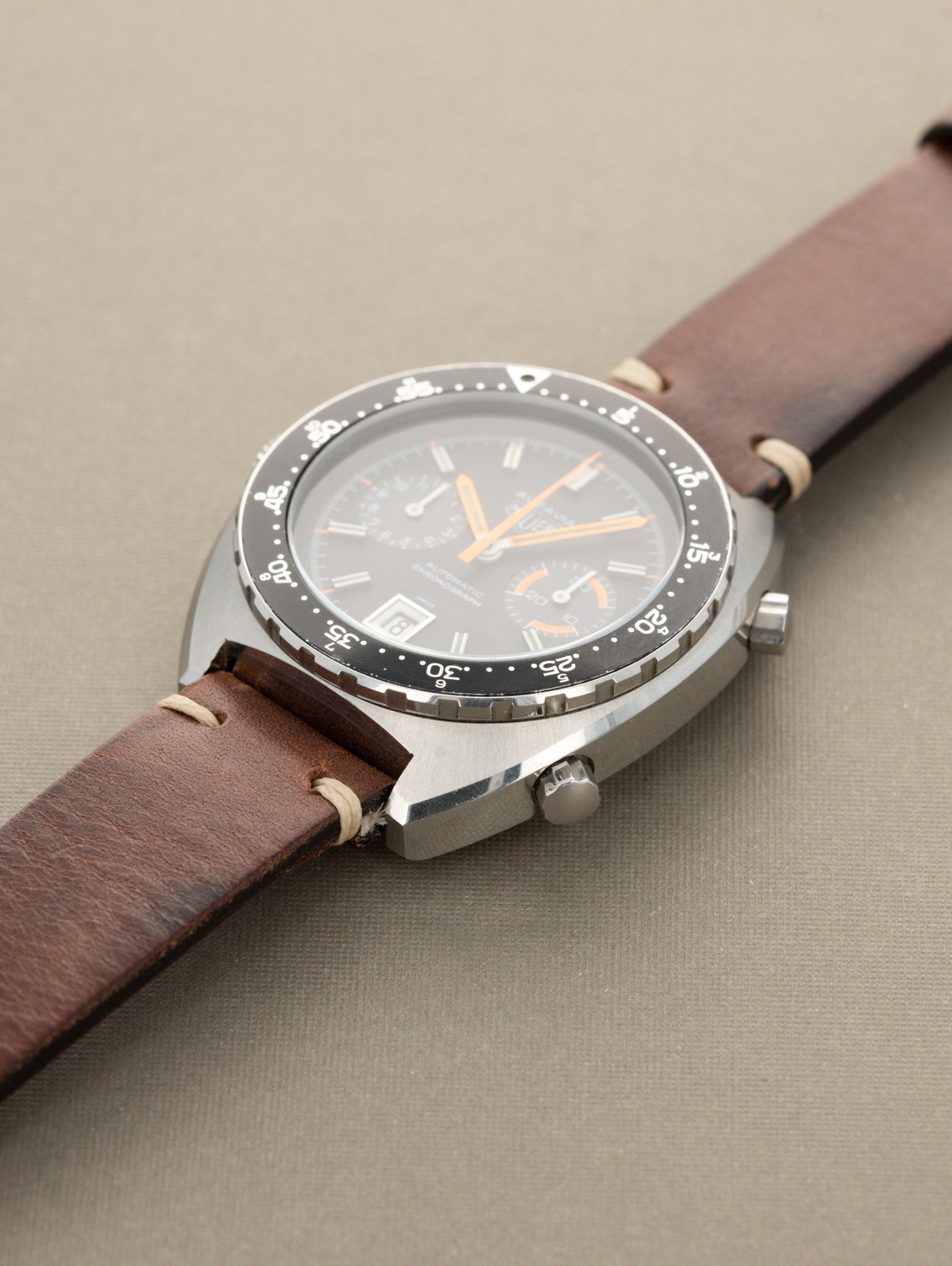 Heuer Autavia Ref. 11630MH - 'Orange Boy' Unpolished