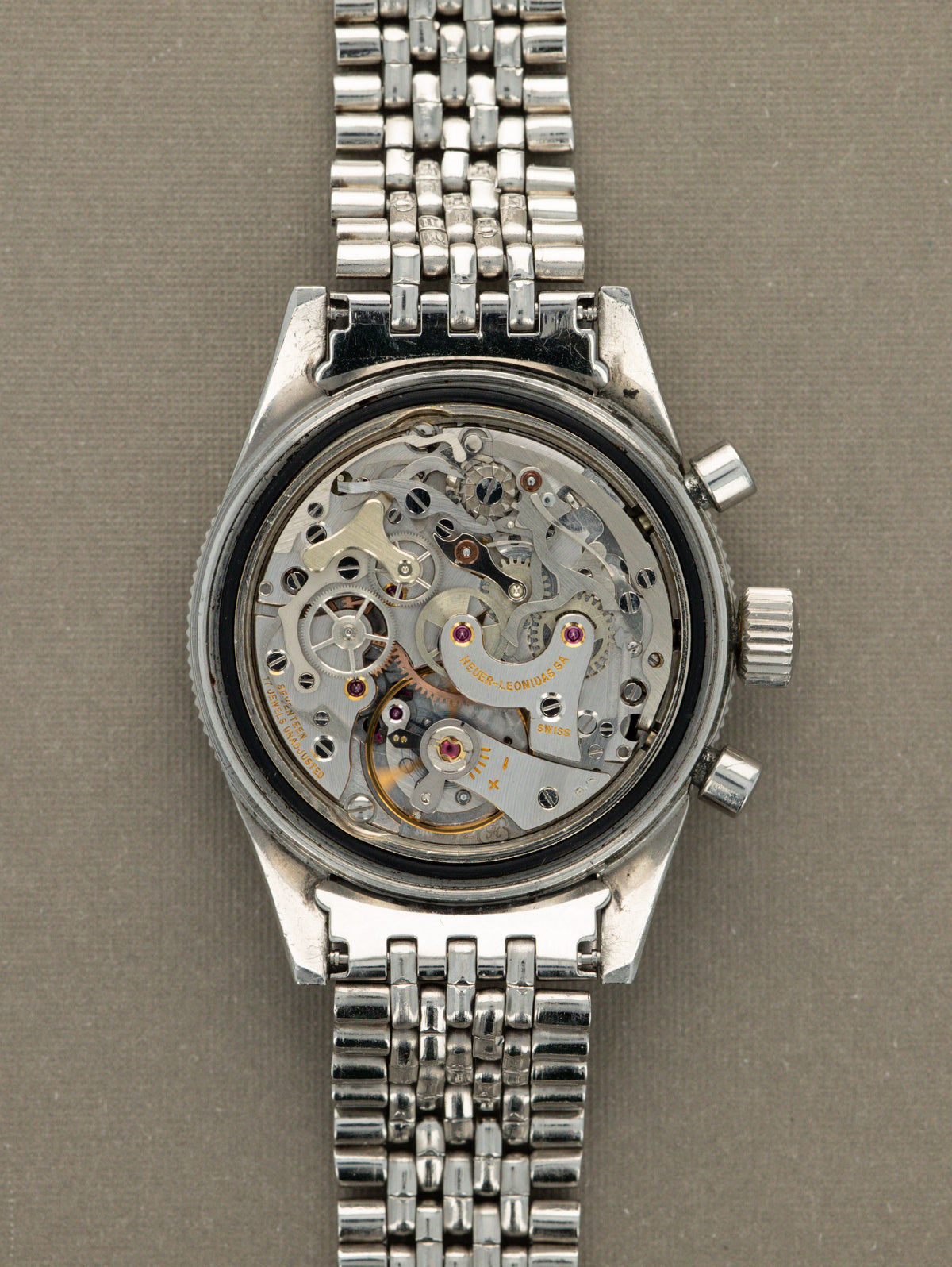Heuer Autavia Ref. 2446 'Rindt' - Matte Black 'Reverse-Panda' Dial