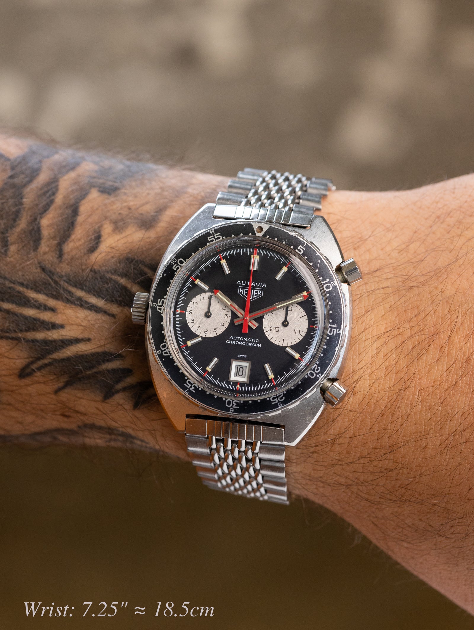 Heuer Autavia Ref. 1163V 'Viceroy' - Unpolished