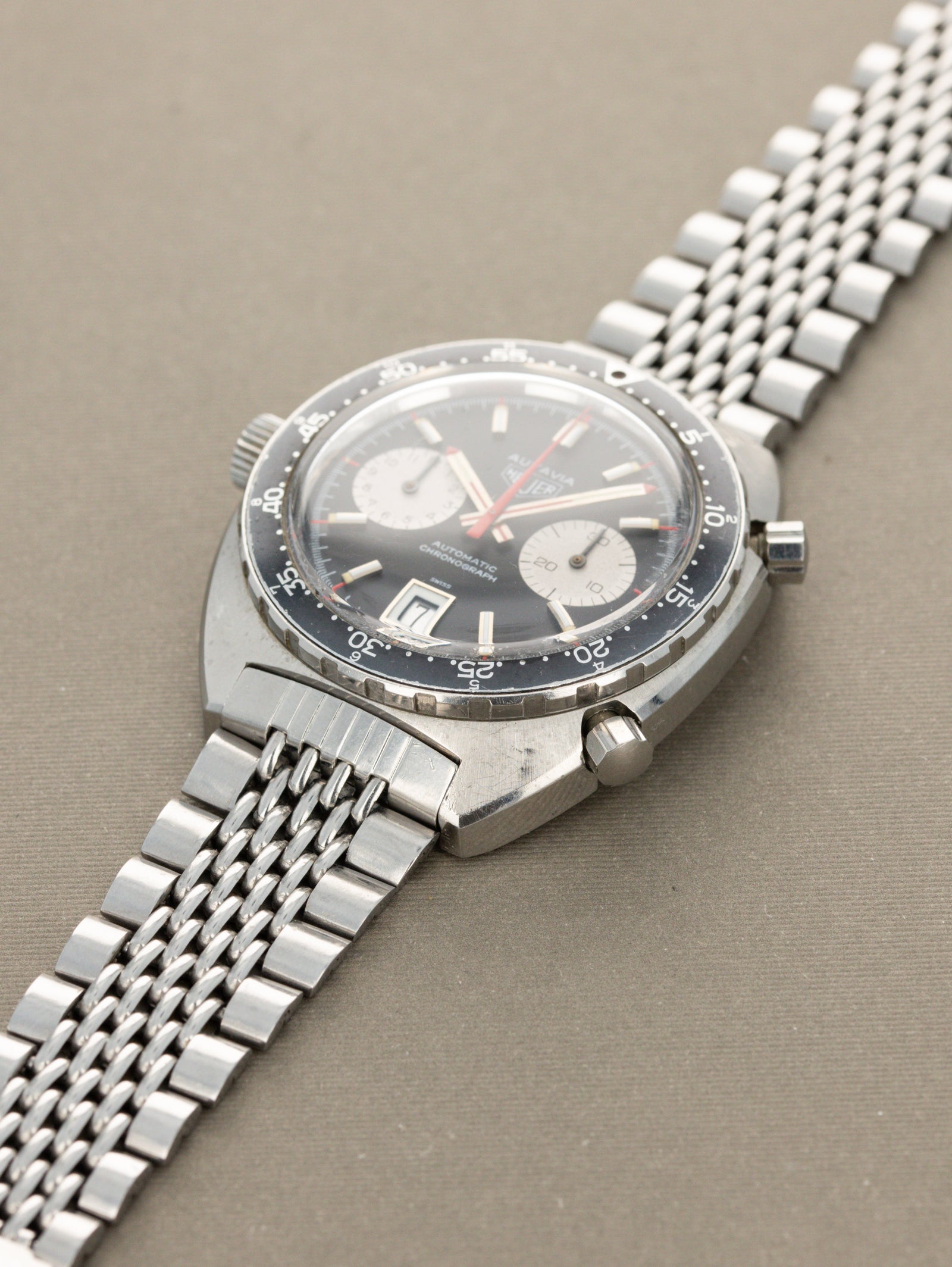 Heuer Autavia Ref. 1163V 'Viceroy' - Unpolished