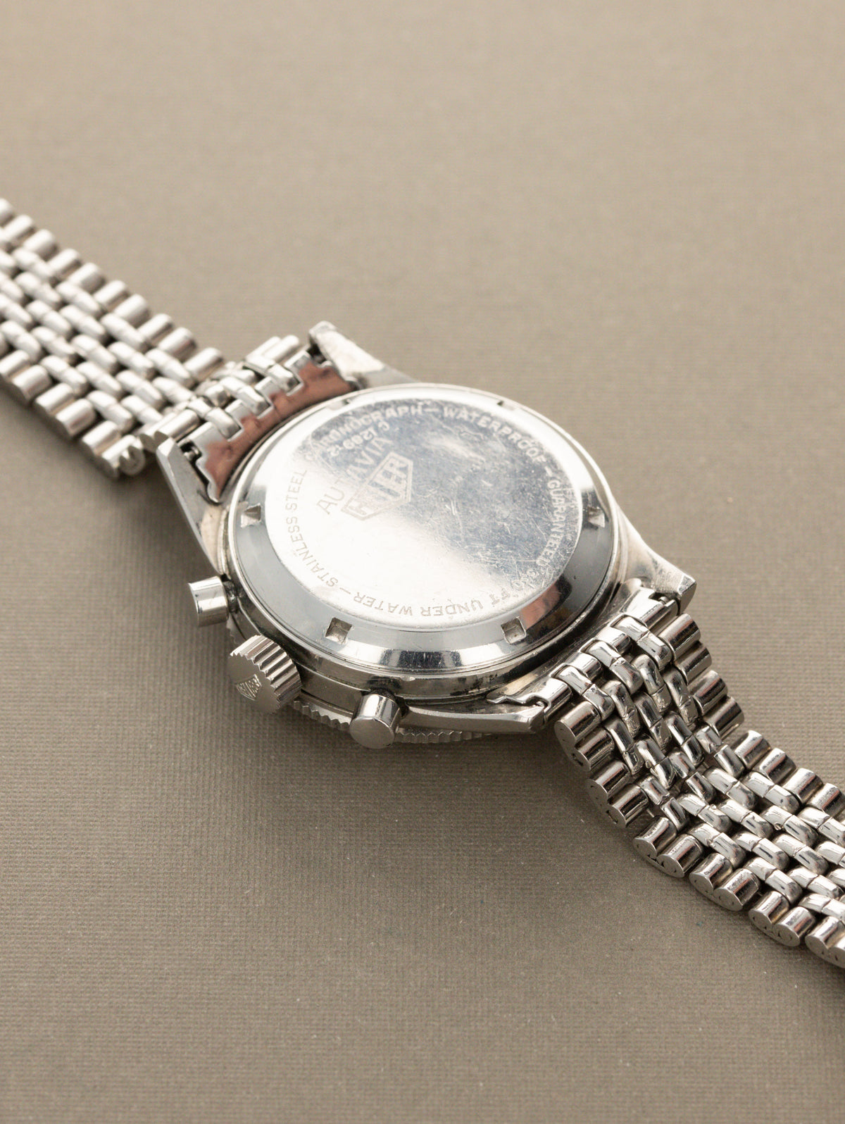 Heuer Autavia Ref. 2446 'Rindt' - Matte Black 'Reverse-Panda' Dial