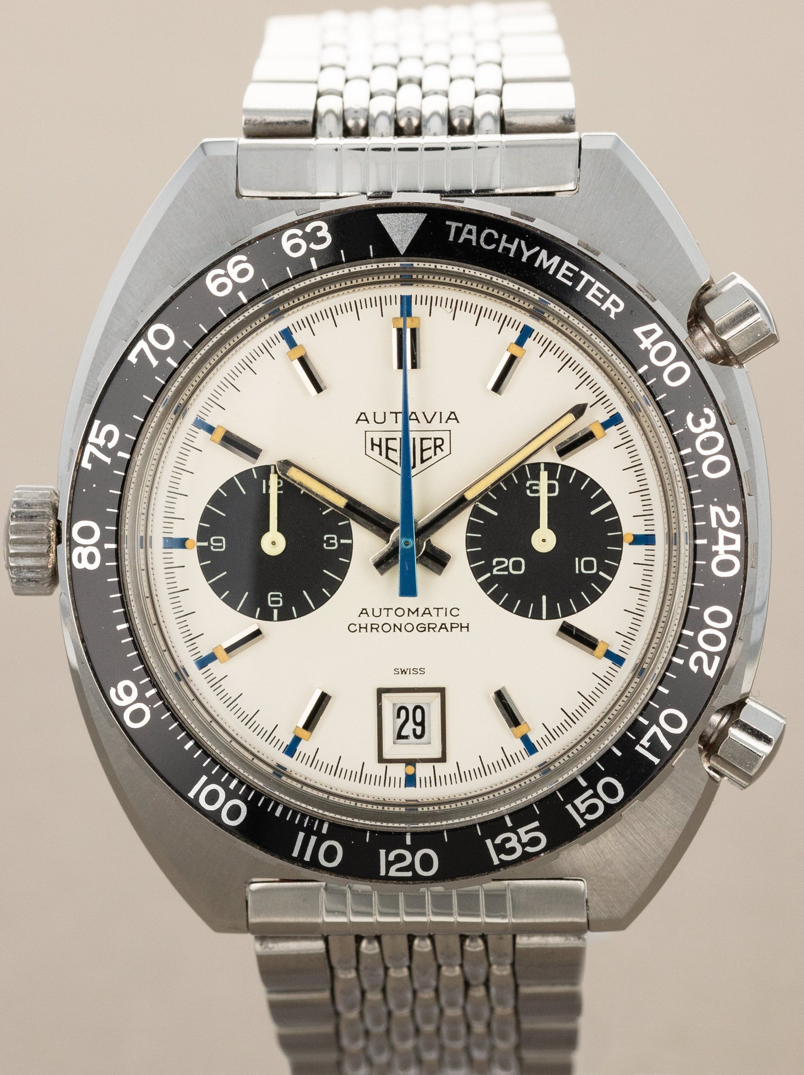 Heuer Autavia Ref. 1163T - 'Jo Siffert' LNOS w/ Box & Papers