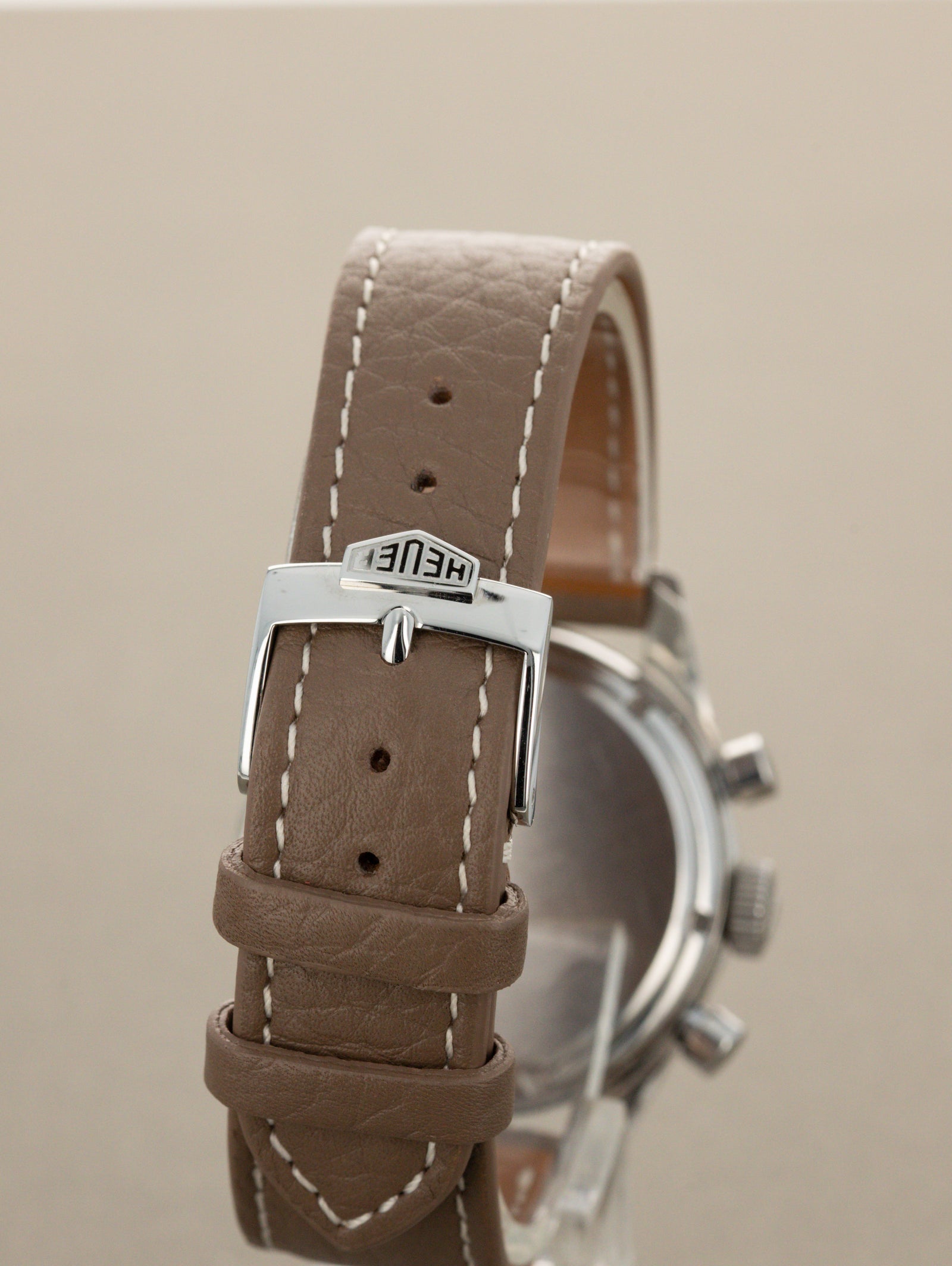 Heuer Carrera Ref. 3647N - Matte Black Dial Unpolished