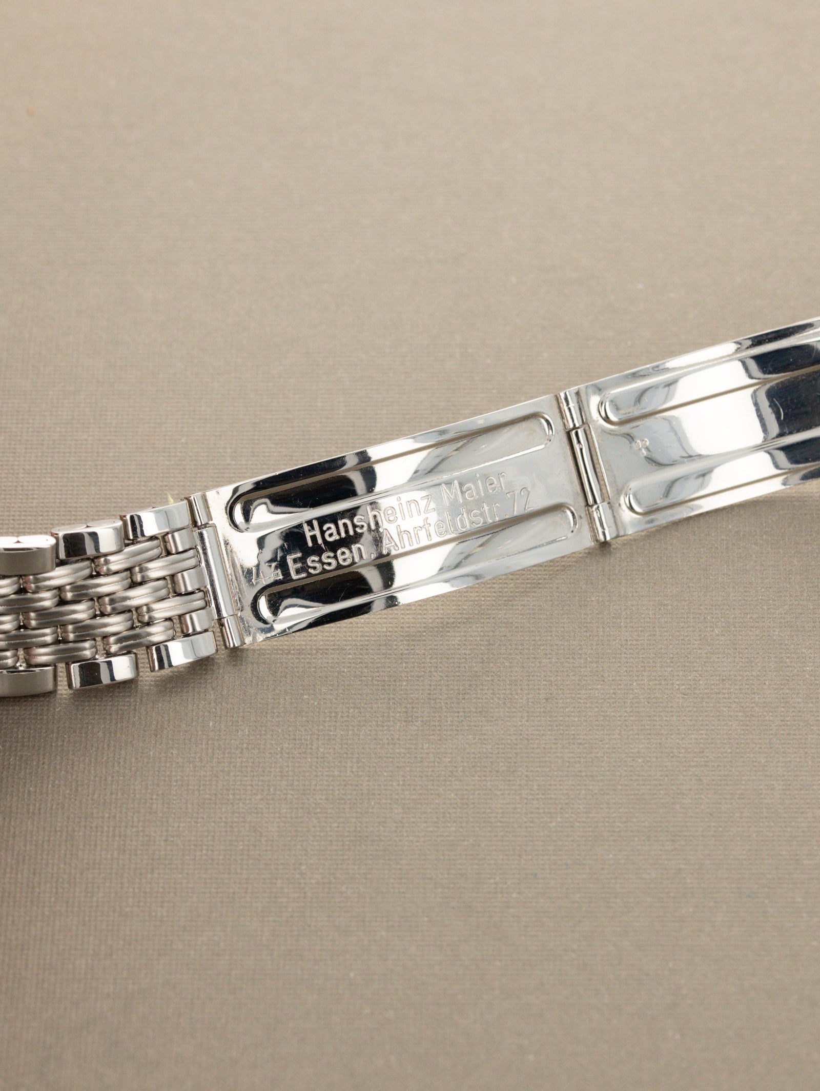 Heuer Carrera Ref. 3647T - Sunburst Silver 'Red Tachy' Dial Unpolished w/ Box & Papers