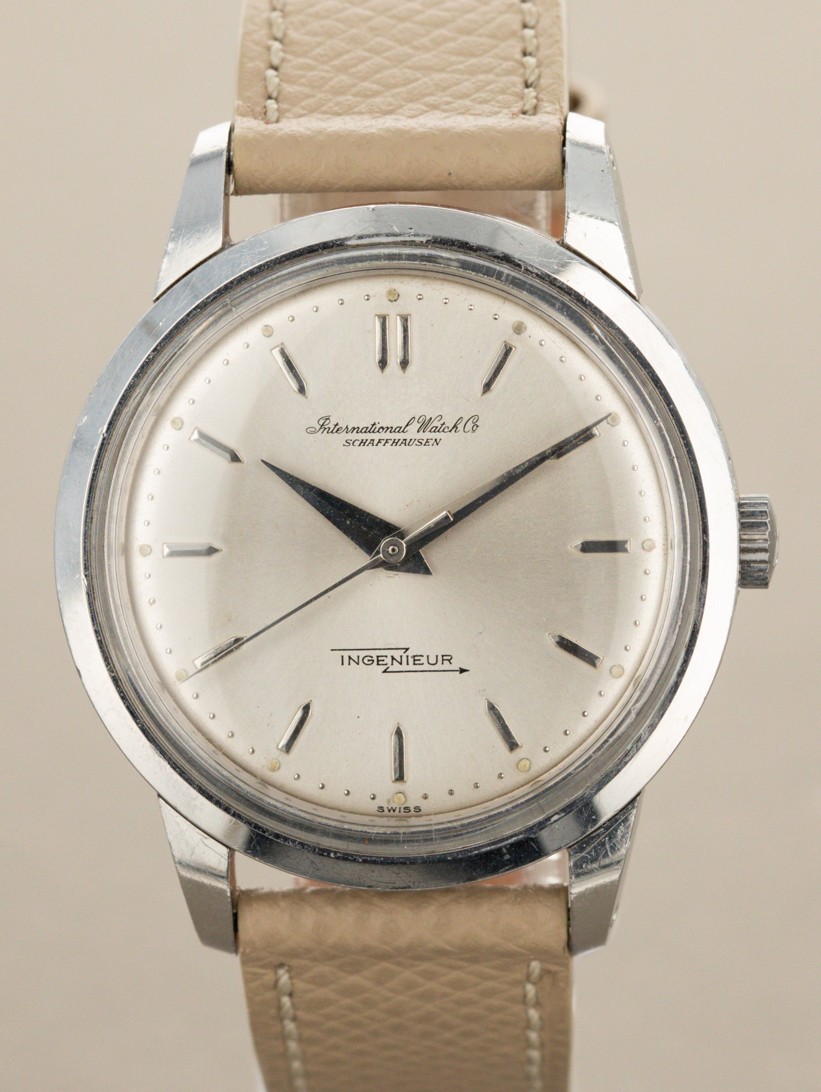 IWC Ingenieur Ref. 666 - Sunburst Silver Dial Unpolished