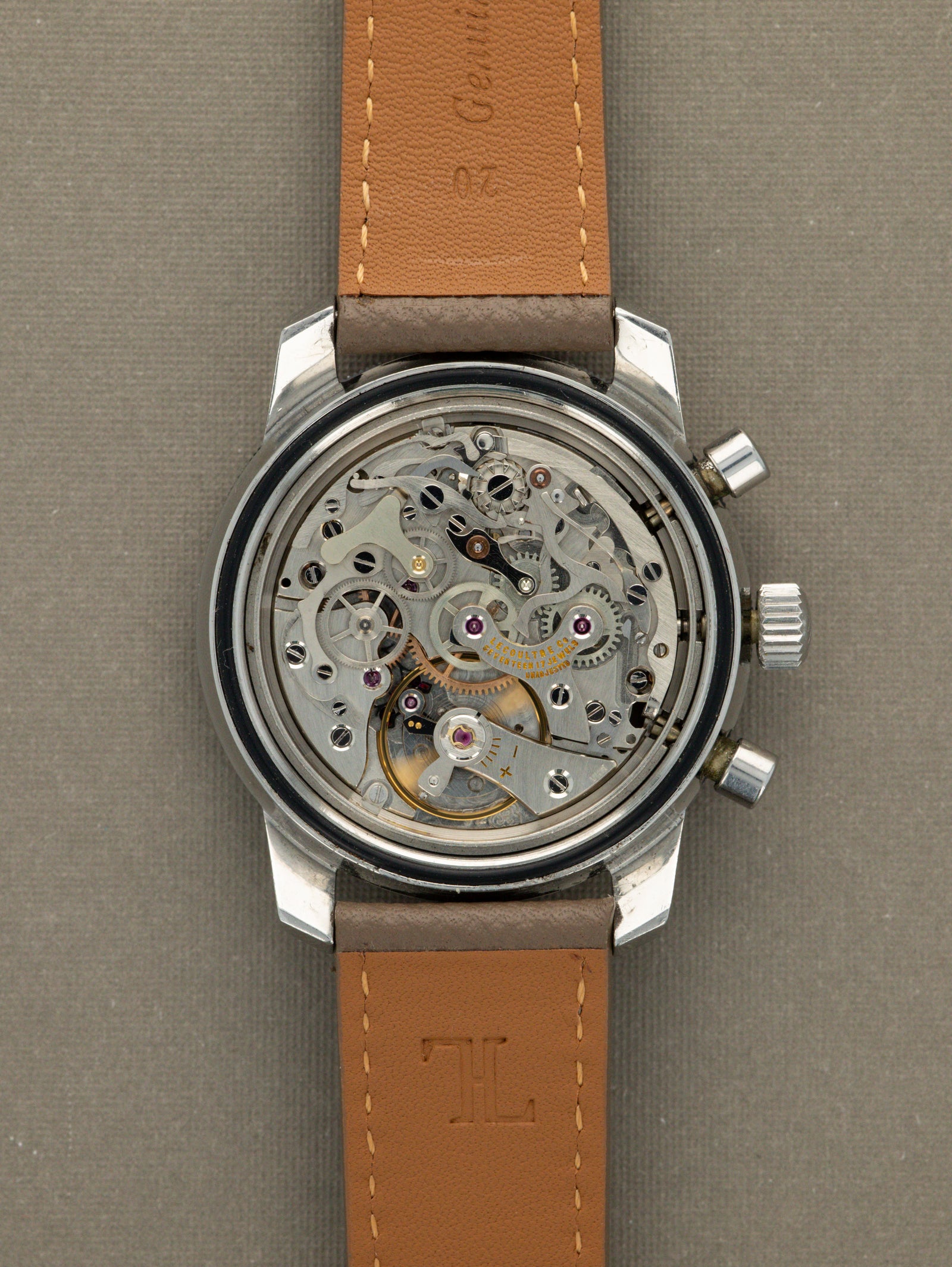 Jaeger-LeCoultre Shark/Vogue Ref. E.2643 - Matte Black 'Reverse-Panda' Dial