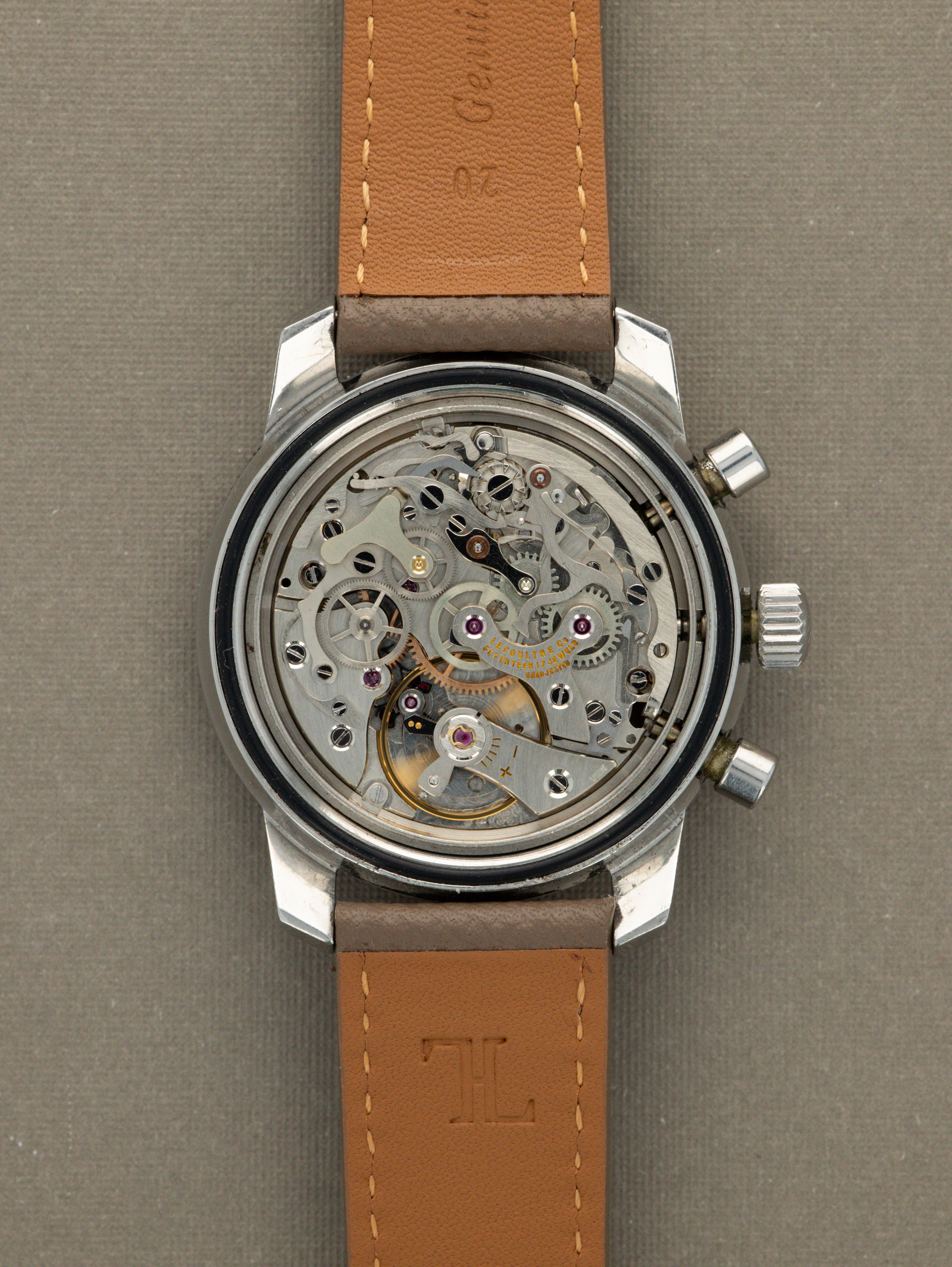 Jaeger-LeCoultre Shark/Vogue Ref. E.2643 - Matte Black 'Reverse-Panda' Dial