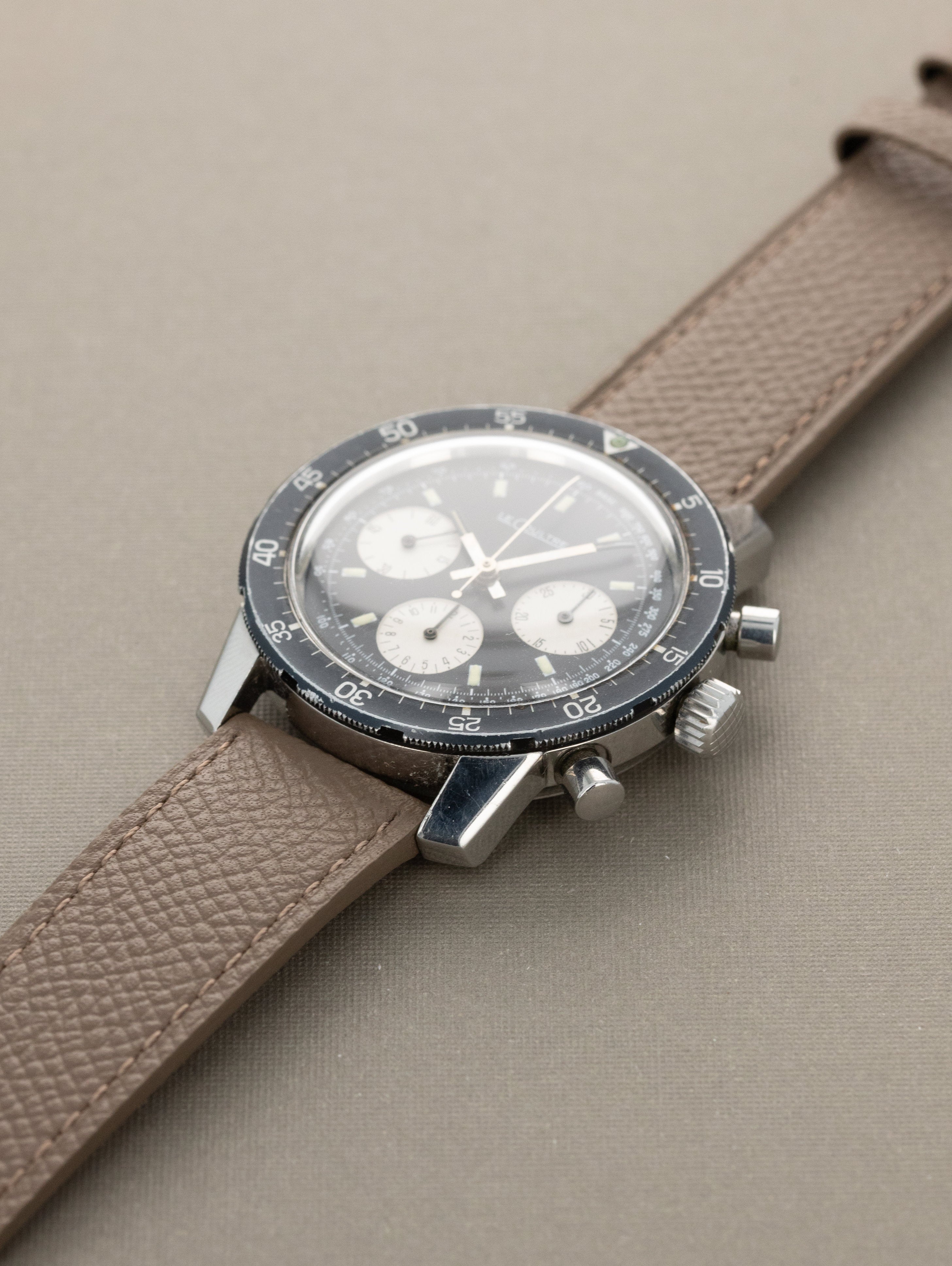Jaeger-LeCoultre Shark/Vogue Ref. E.2643 - Matte Black 'Reverse-Panda' Dial