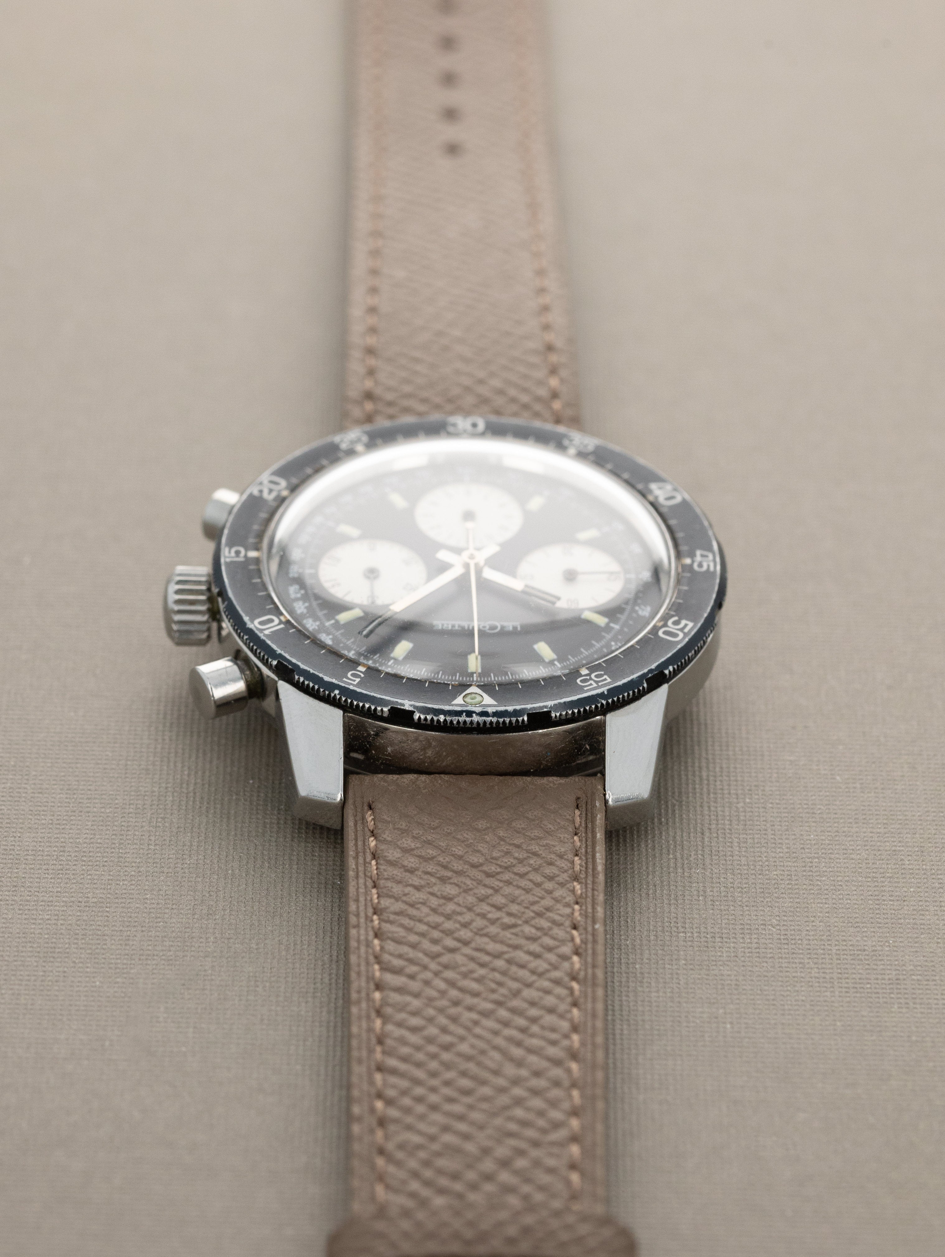 Jaeger-LeCoultre Shark/Vogue Ref. E.2643 - Matte Black 'Reverse-Panda' Dial