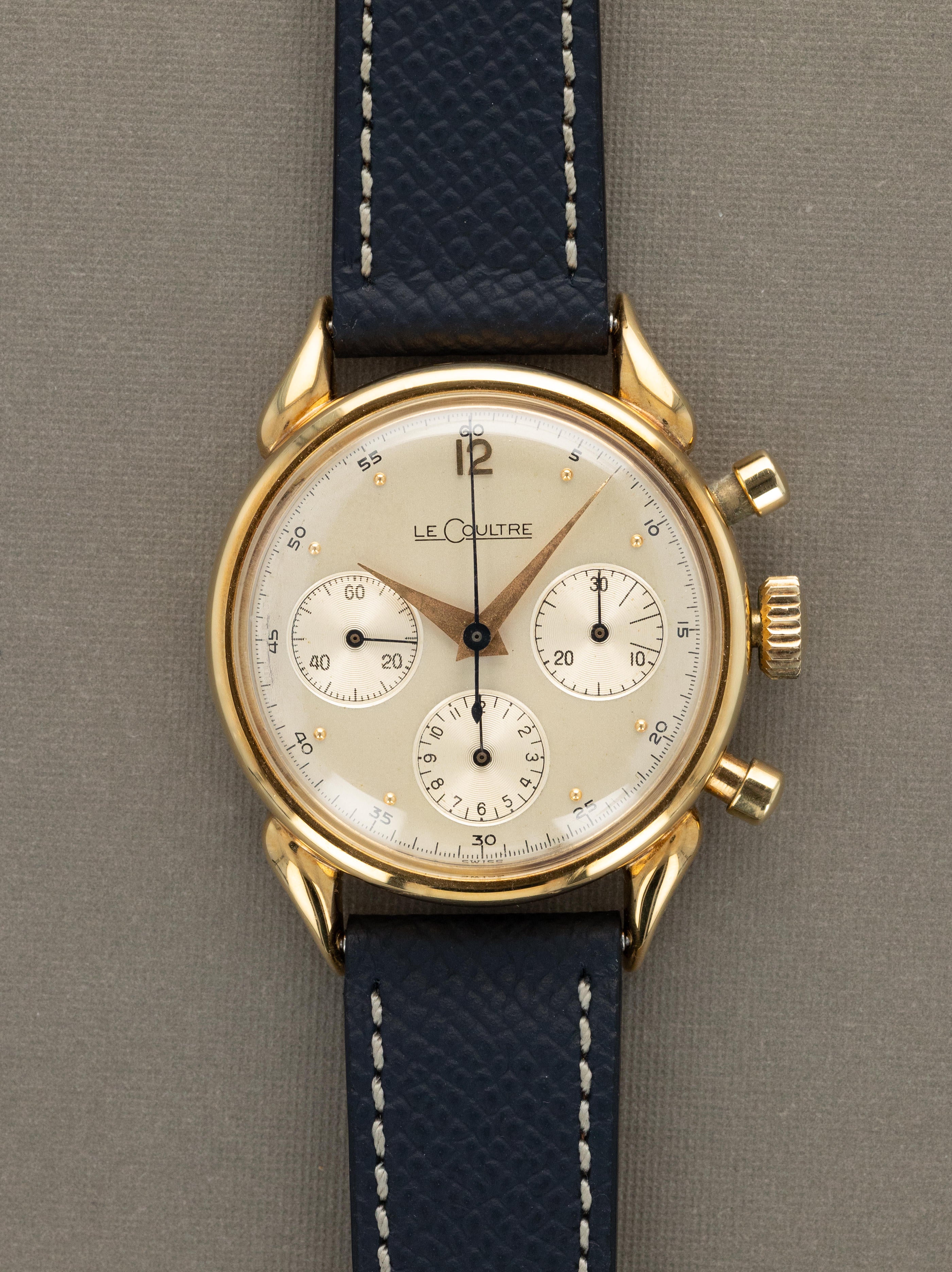 Jaeger-LeCoultre 'Cornes de Vache' Chronograph - Silver Dial