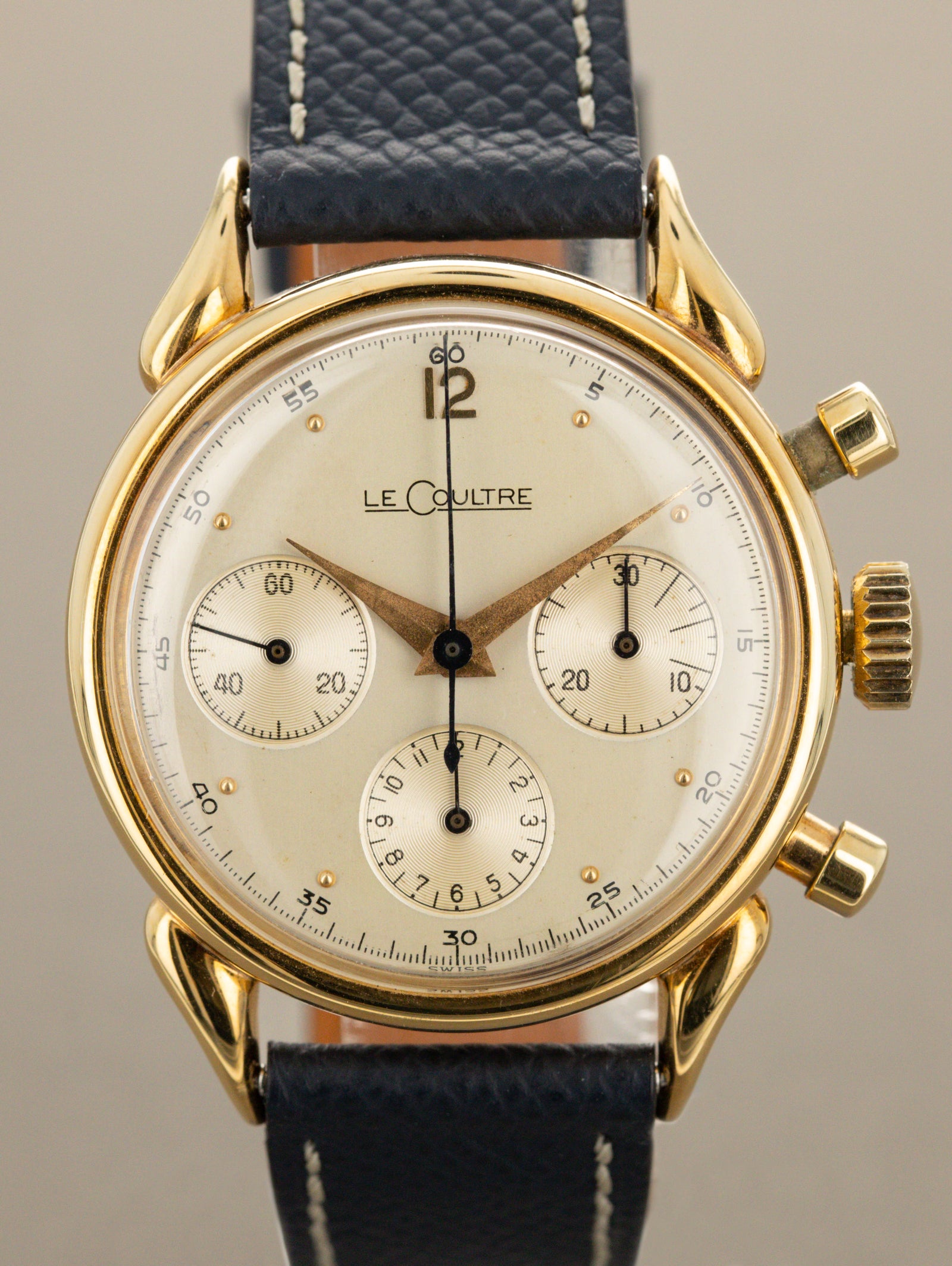 Jaeger-LeCoultre 'Cornes de Vache' Chronograph - Silver Dial