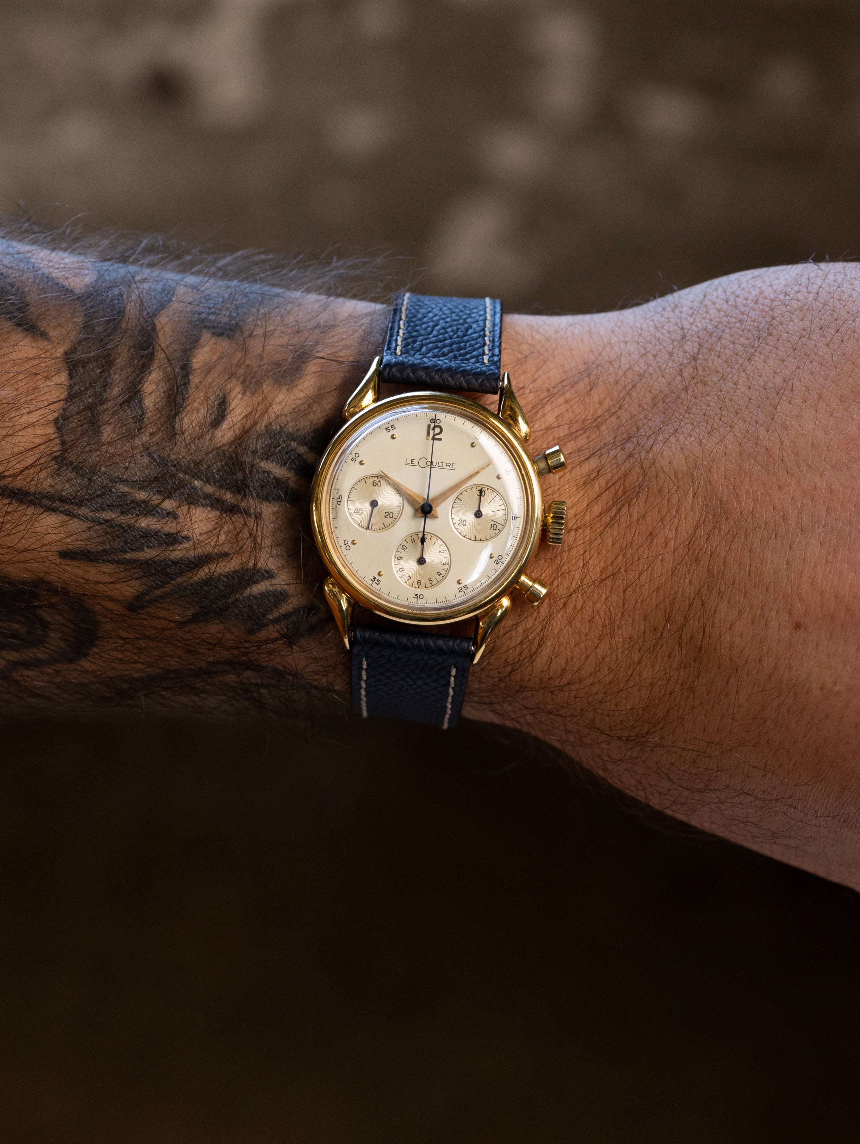 Jaeger-LeCoultre 'Cornes de Vache' Chronograph - Silver Dial