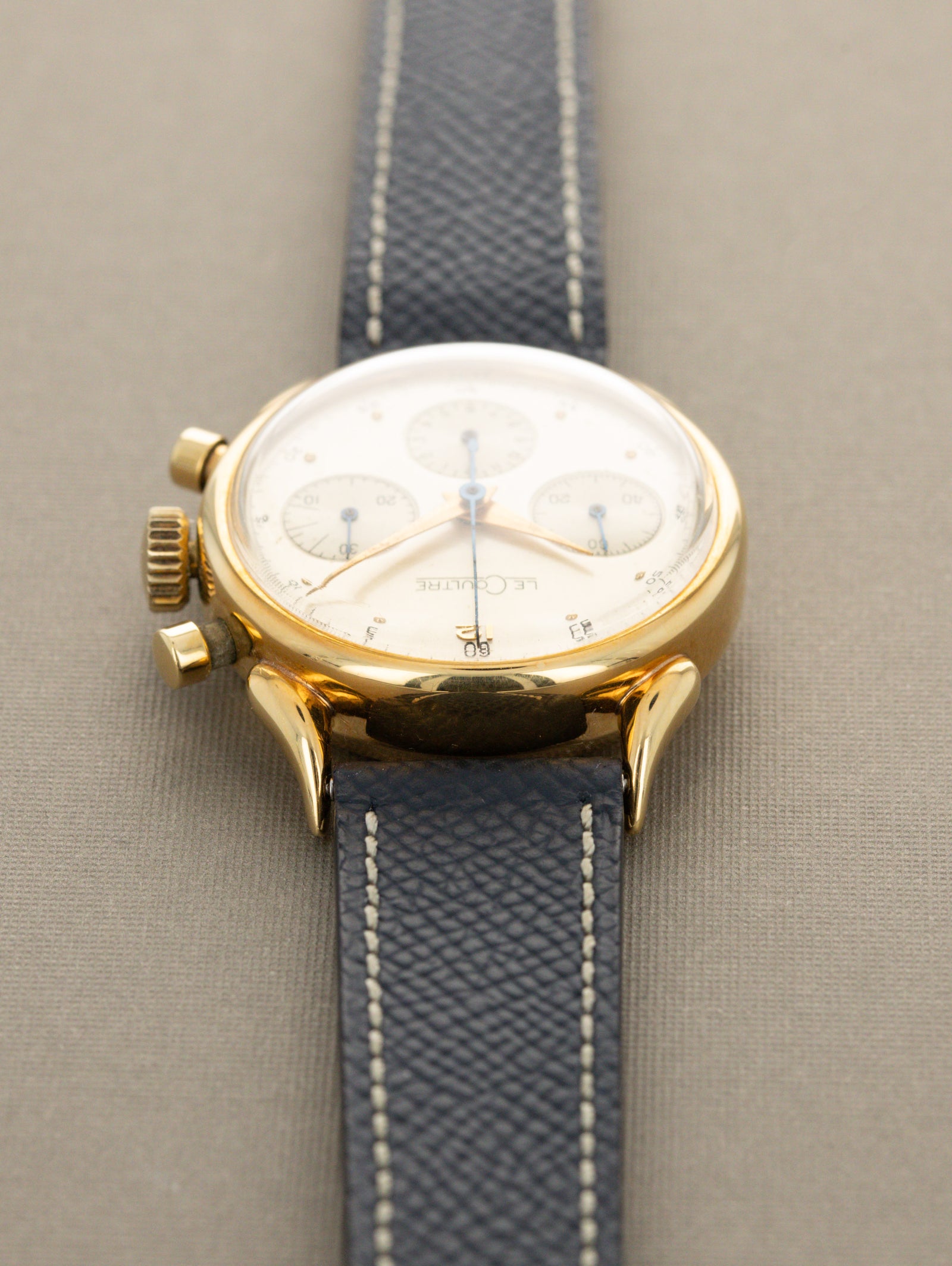 Jaeger-LeCoultre 'Cornes de Vache' Chronograph - Silver Dial