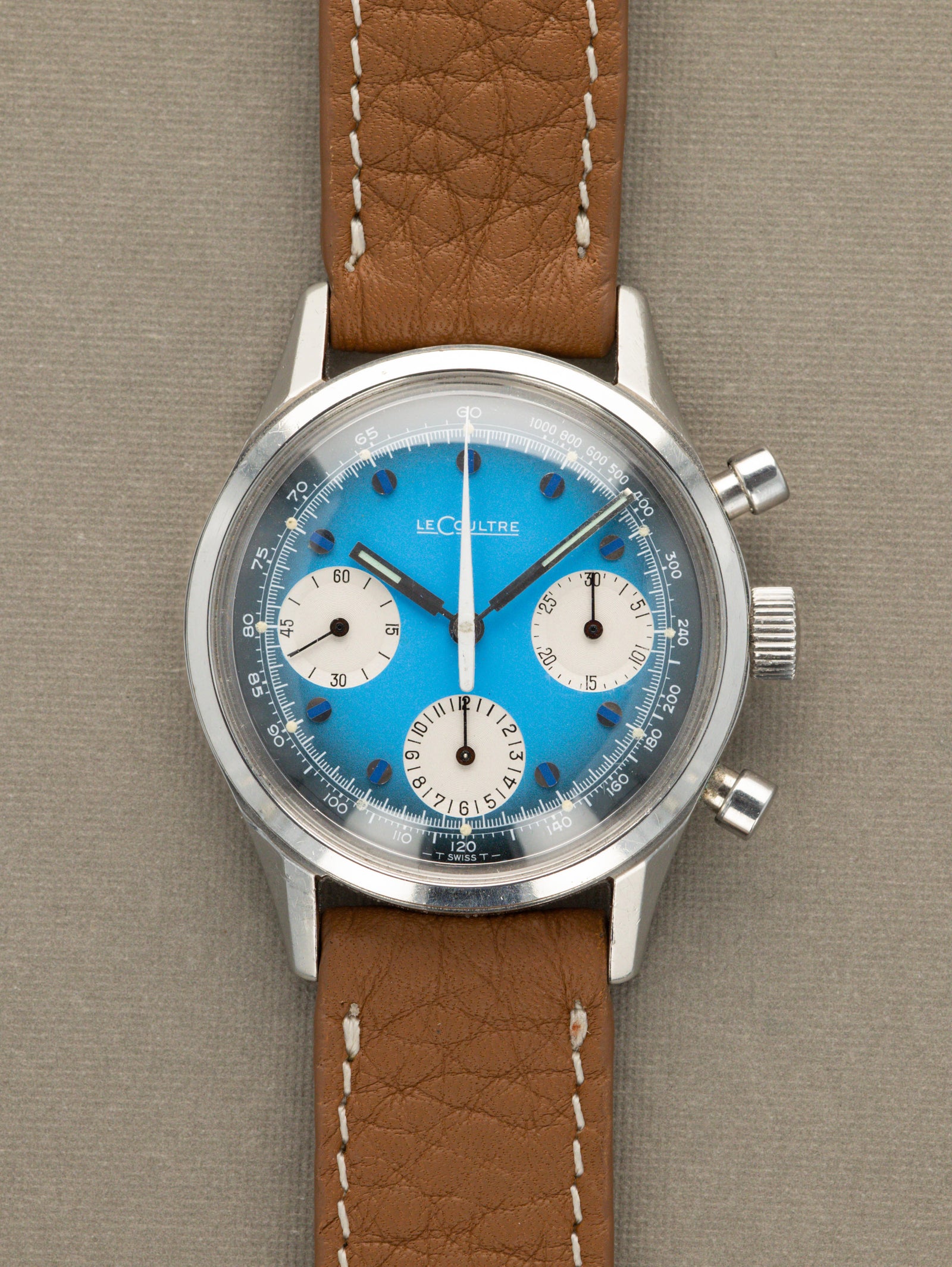 Jaeger-LeCoultre Chronograph Ref. E-2644 - Blue 'Gradient' Dial Valjoux 72