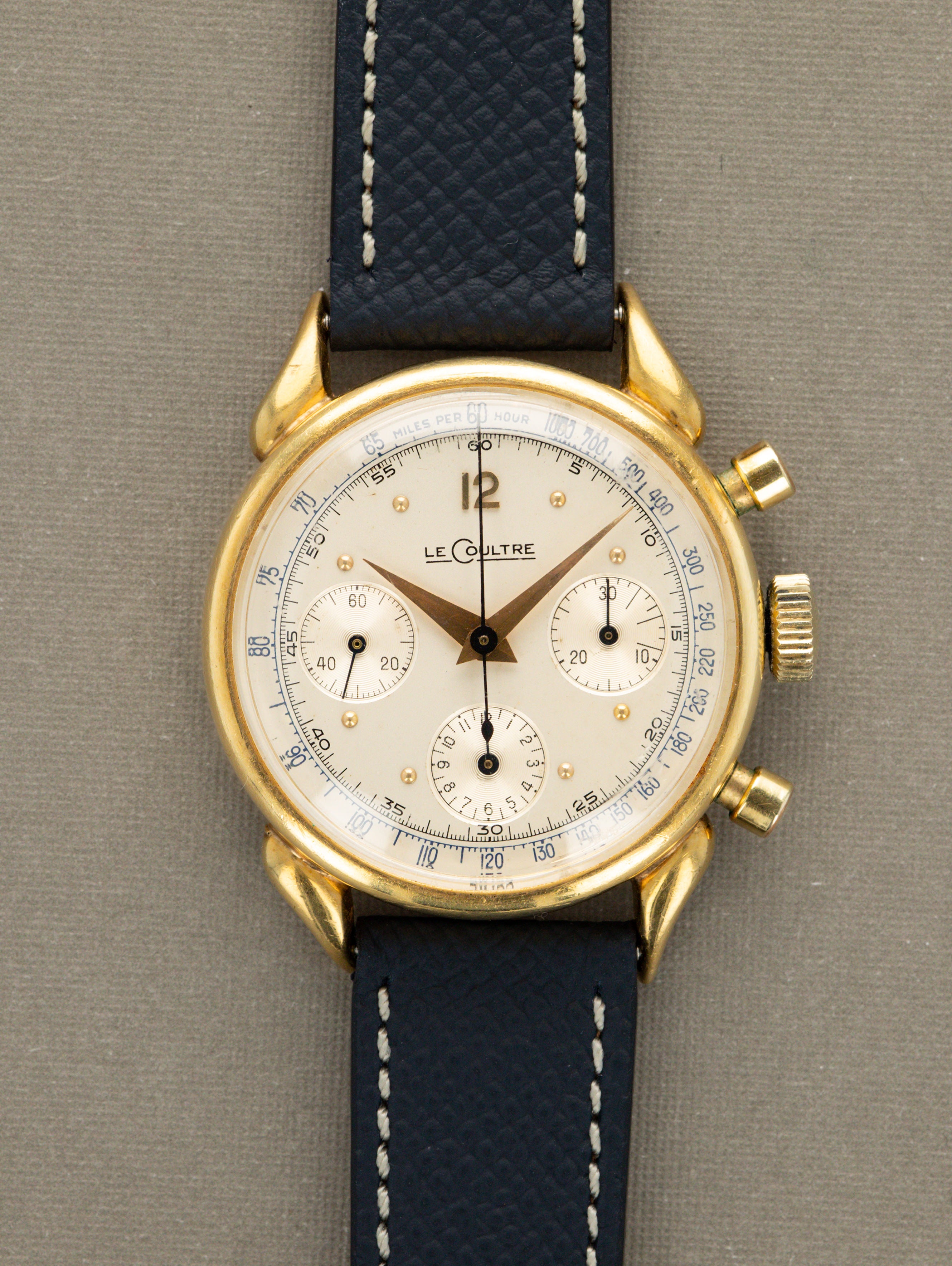 Jaeger-LeCoultre 'Cornes de Vache' Chronograph - Silver Tachymetre Dial