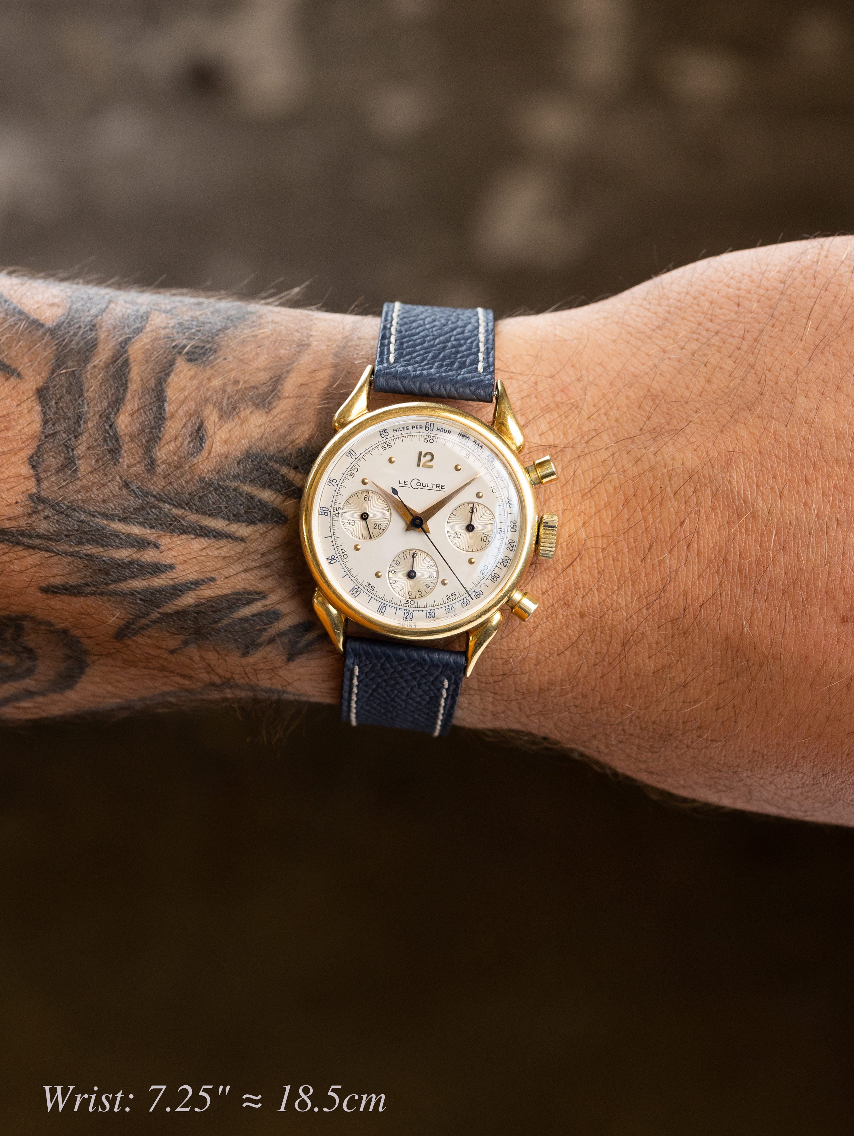 Jaeger-LeCoultre 'Cornes de Vache' Chronograph - Silver Tachymetre Dial