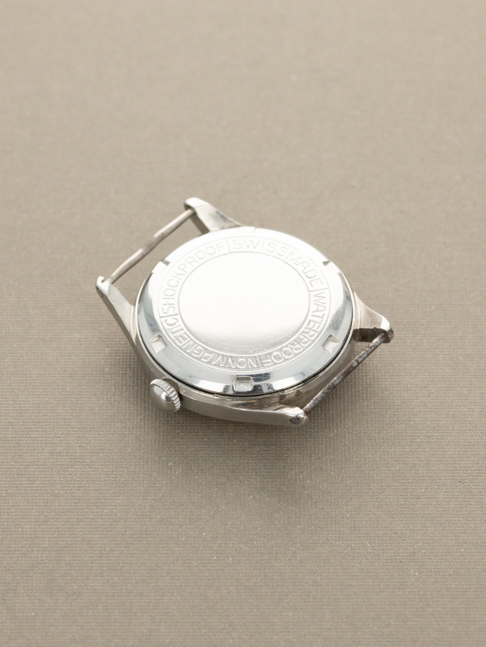 Lemania Field Watch Ref. 203-4 - 'Brushed' Silver Dial