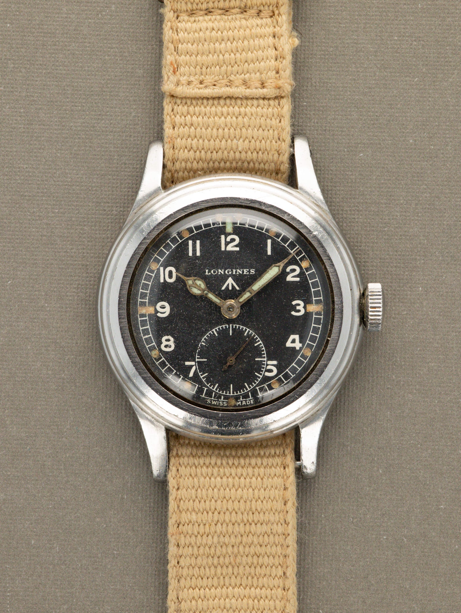 Longines WWW 'Greenlander' Ref. 23088 - Matte Black 'Broad Arrow' Dial