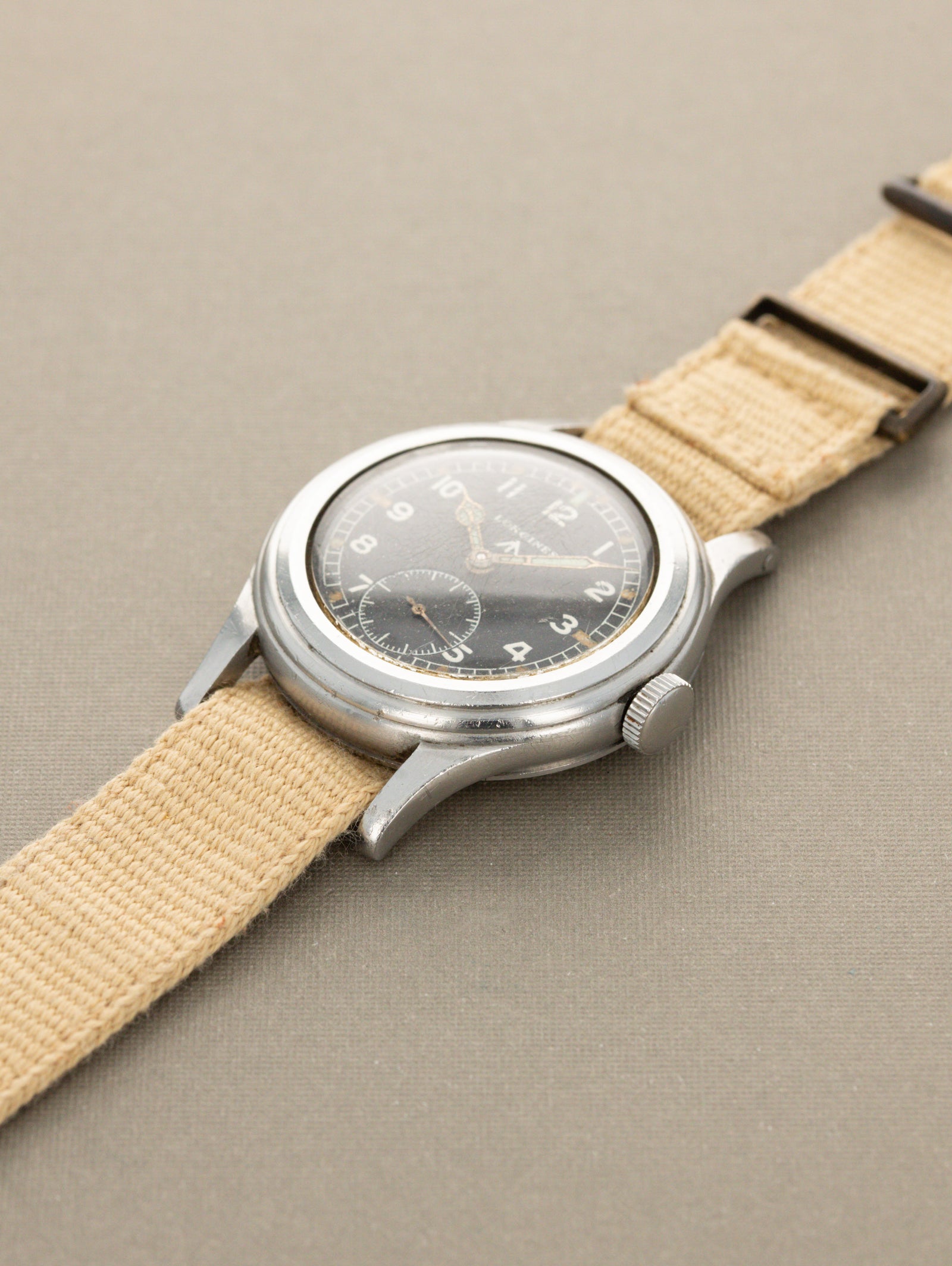 Longines WWW 'Greenlander' Ref. 23088 - Matte Black 'Broad Arrow' Dial
