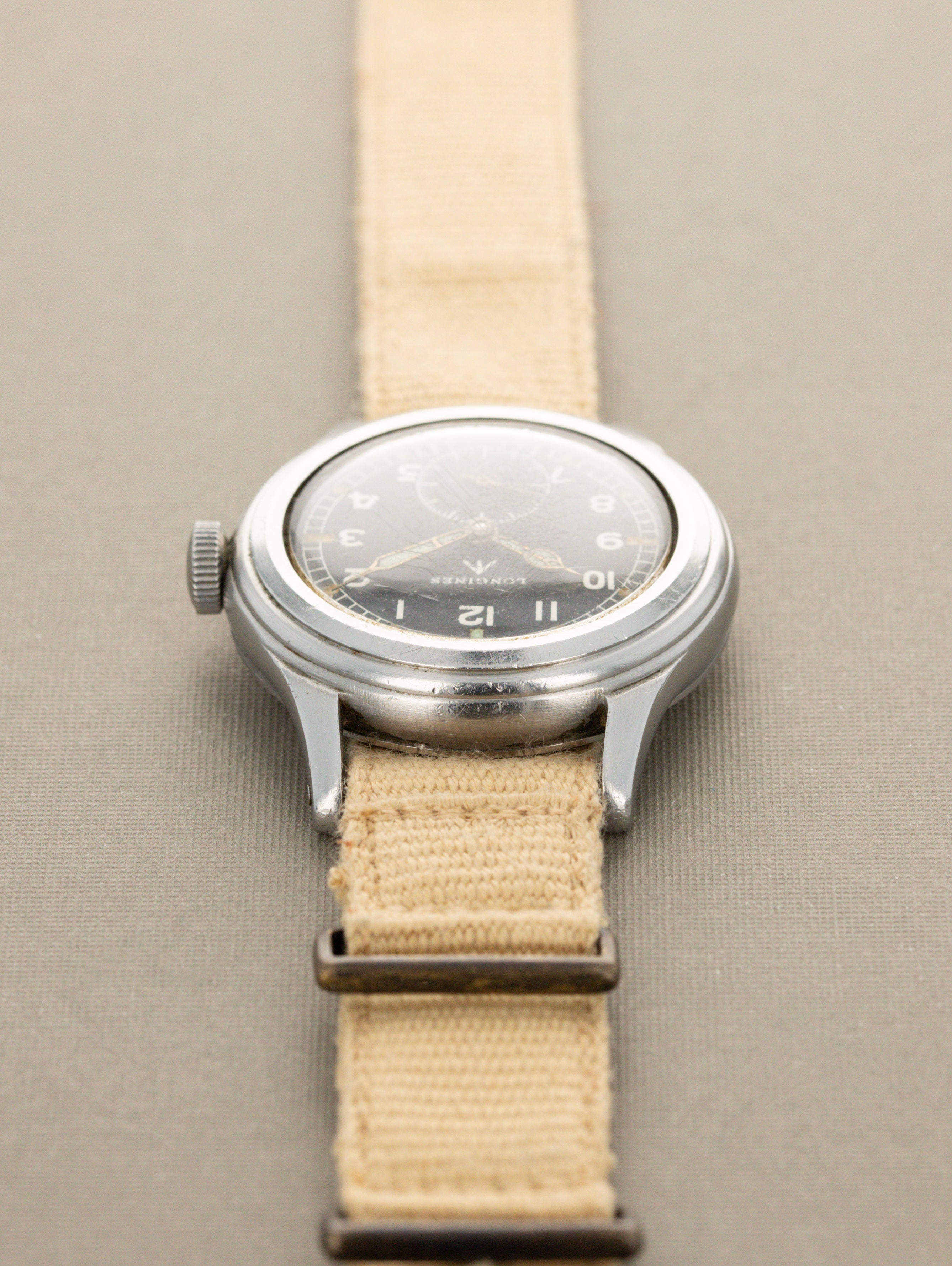 Longines WWW 'Greenlander' Ref. 23088 - Matte Black 'Broad Arrow' Dial
