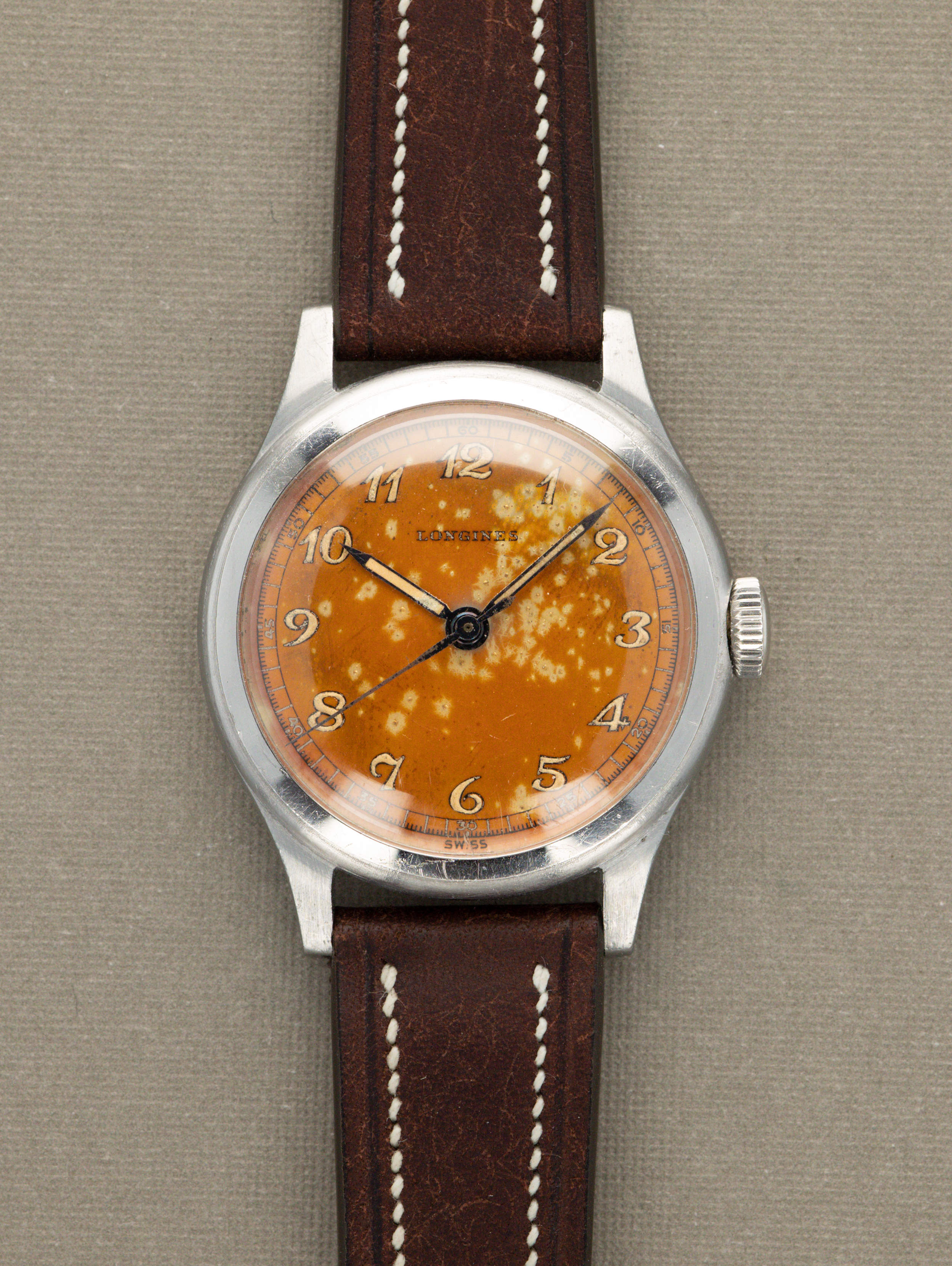 Longines '10L' Steel 'Calatrava' - Orange 'Tangerine' Tropical Dial