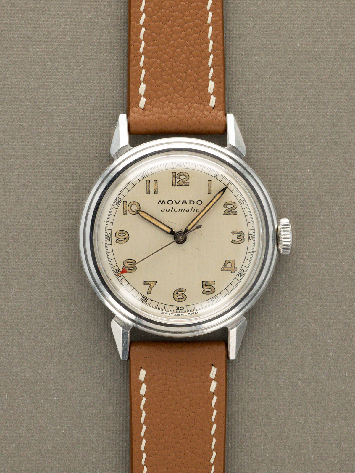Movado Tempomatic Ref. 16151 - Silver 'Sector' Dial Unpolished