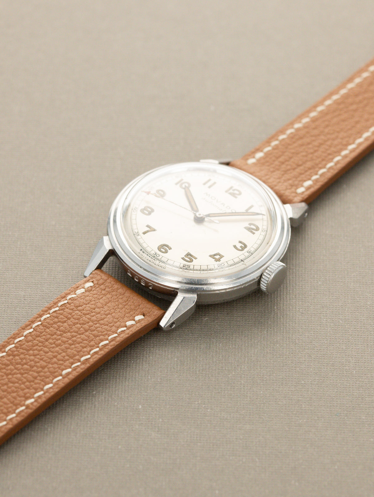Movado Tempomatic Ref. 16151 - Silver 'Sector' Dial Unpolished