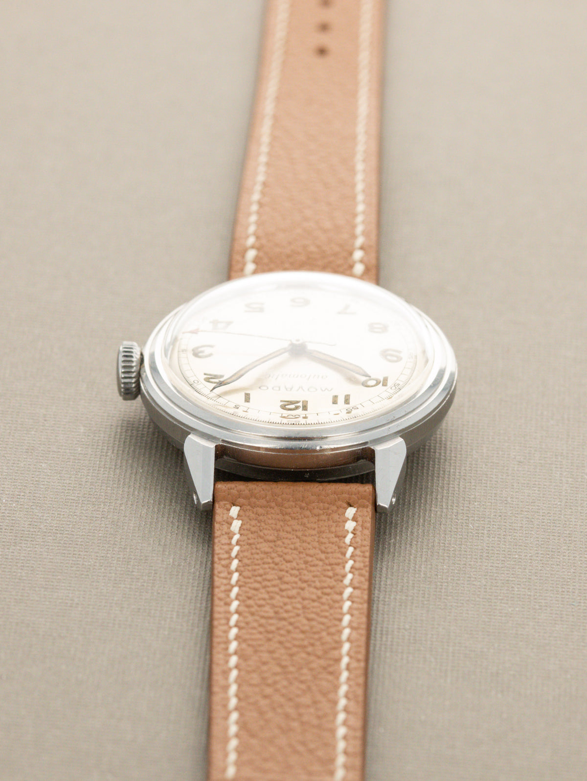 Movado Tempomatic Ref. 16151 - Silver 'Sector' Dial Unpolished