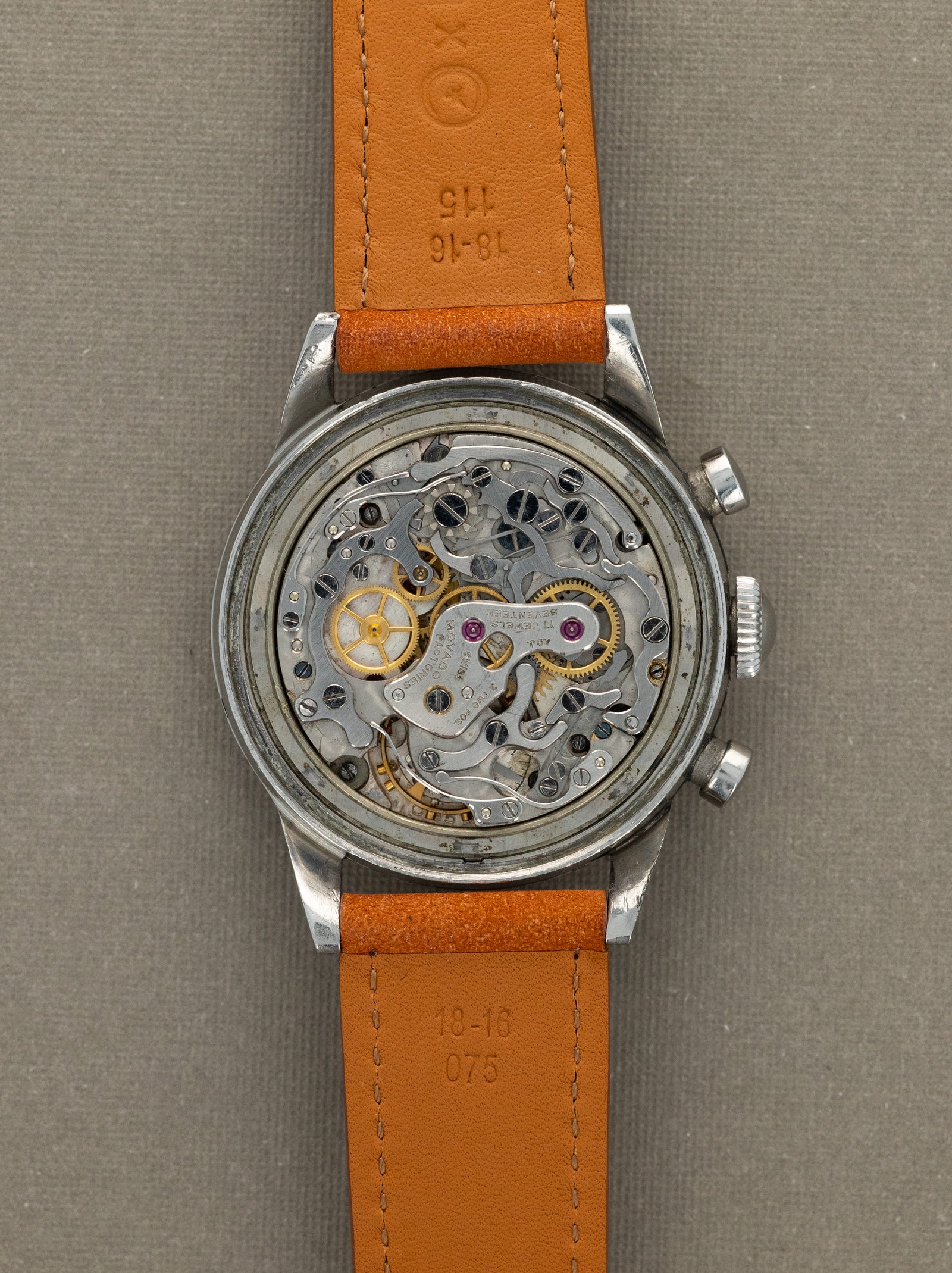 Movado M95 Chronograph Ref. 19038 - 'Sub Sea' Satin Silver Dial