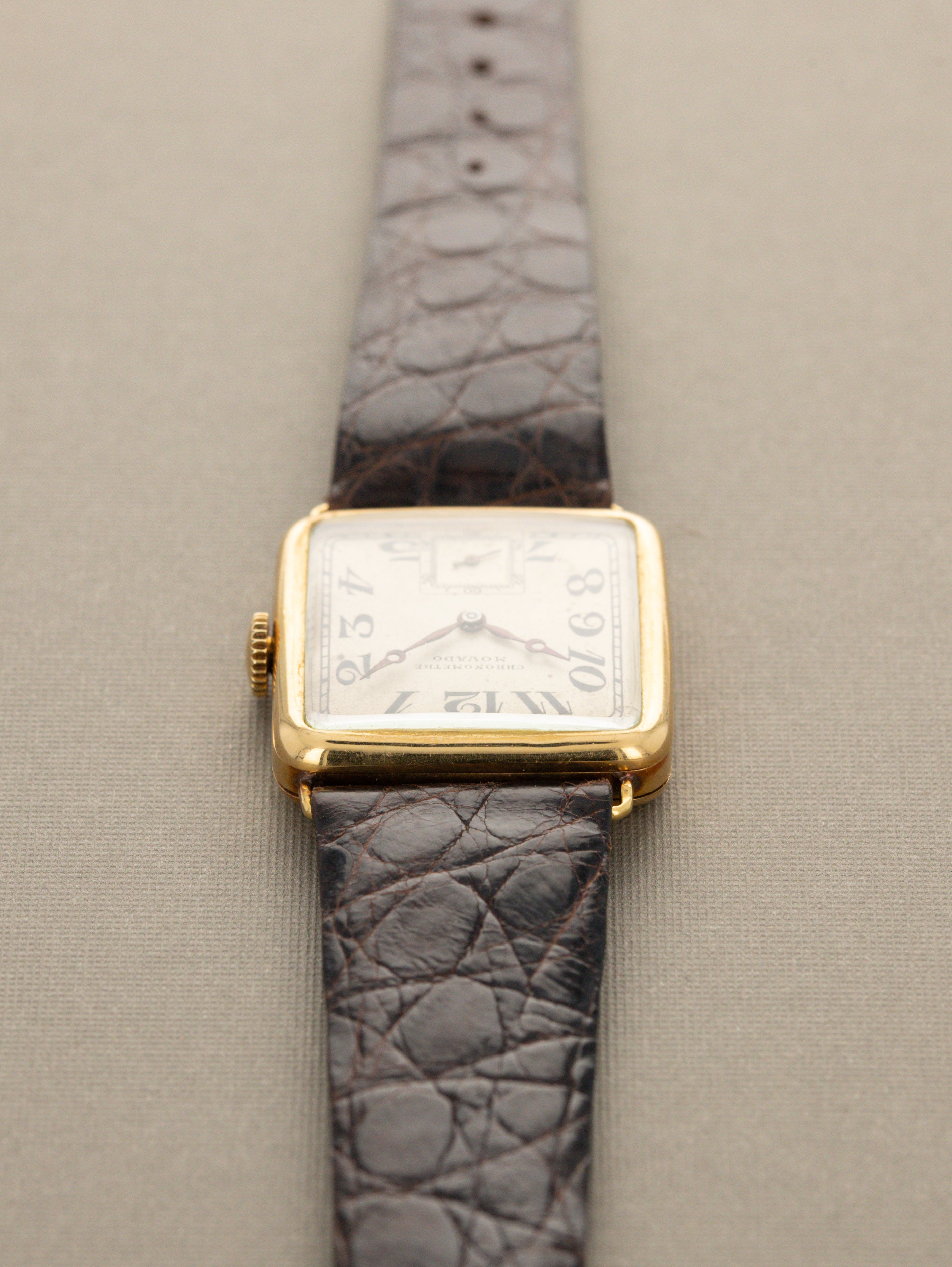 Movado Square Dress Watch - Silver 'Breguet' Dial