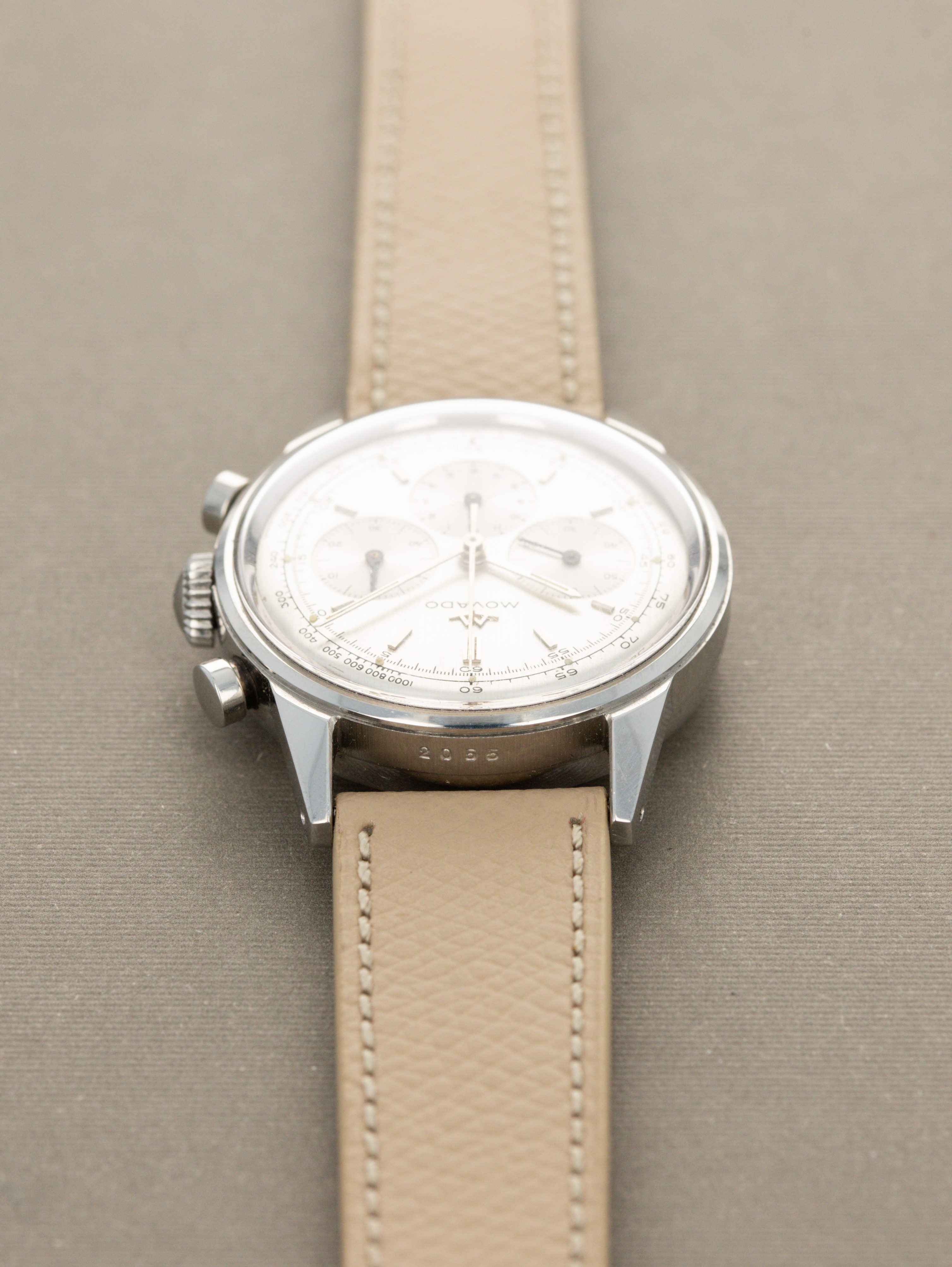 Movado M95 Chronograph - 'Brushed' Silver Dial